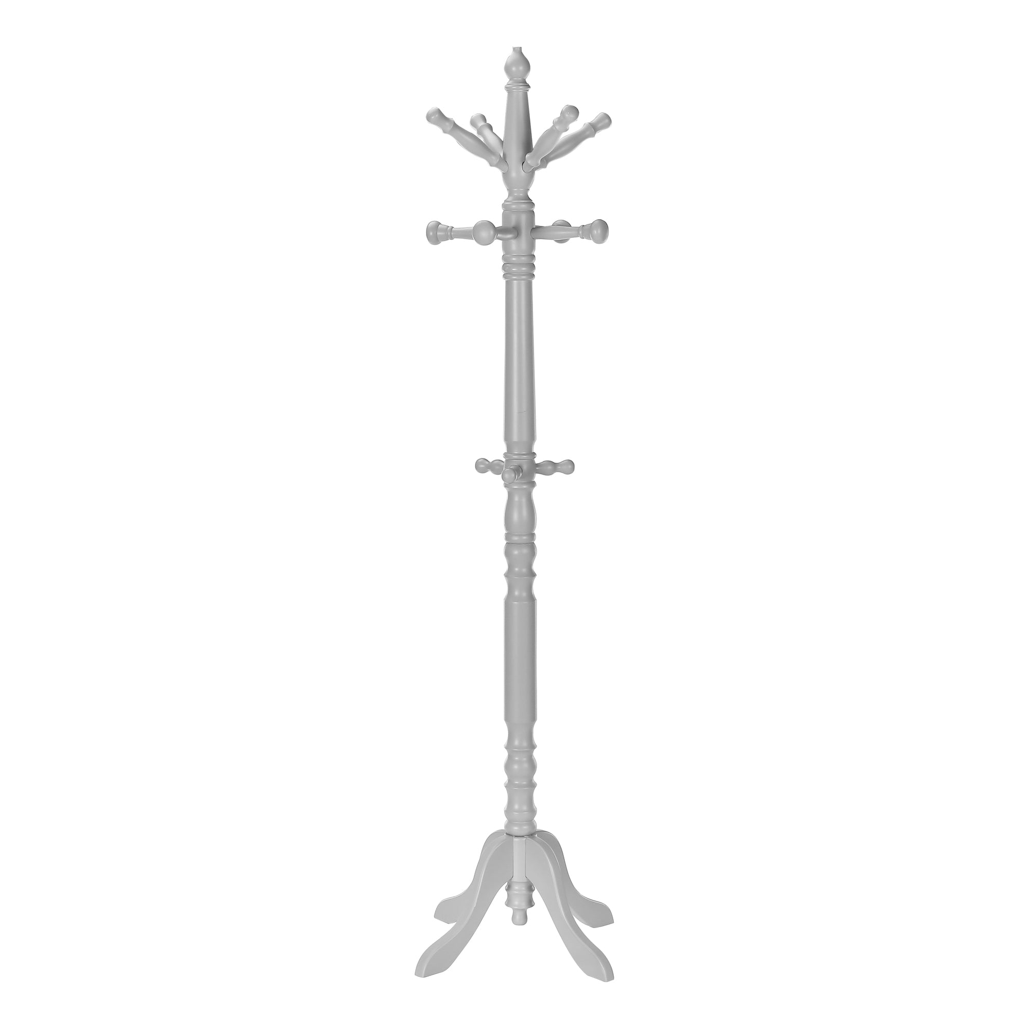 COAT RACK - 73"H / CHERRY WOOD TRADITIONAL STYLE