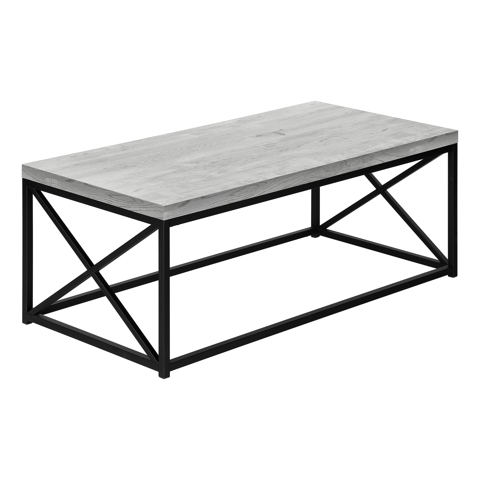 TABLE BASSE - BLANC BRILLANT AVEC MÉTAL CHROMÉ