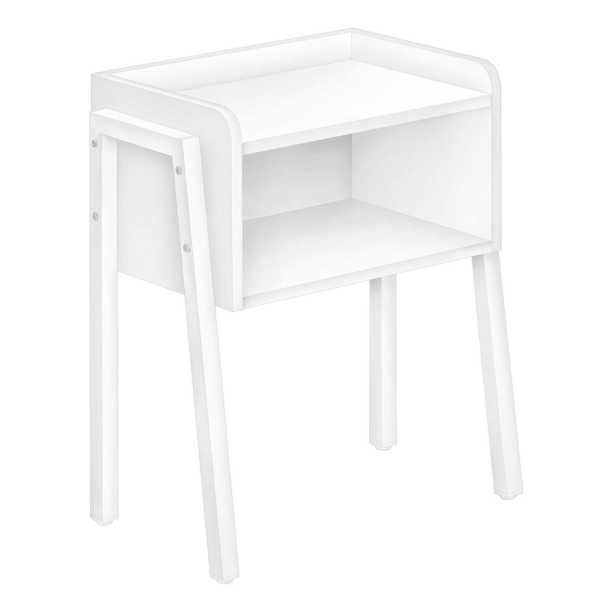 TABLE D'APPOINT - 23"H / ASPECT RÉCUPÉRÉ BRUN / MÉTAL NOIR