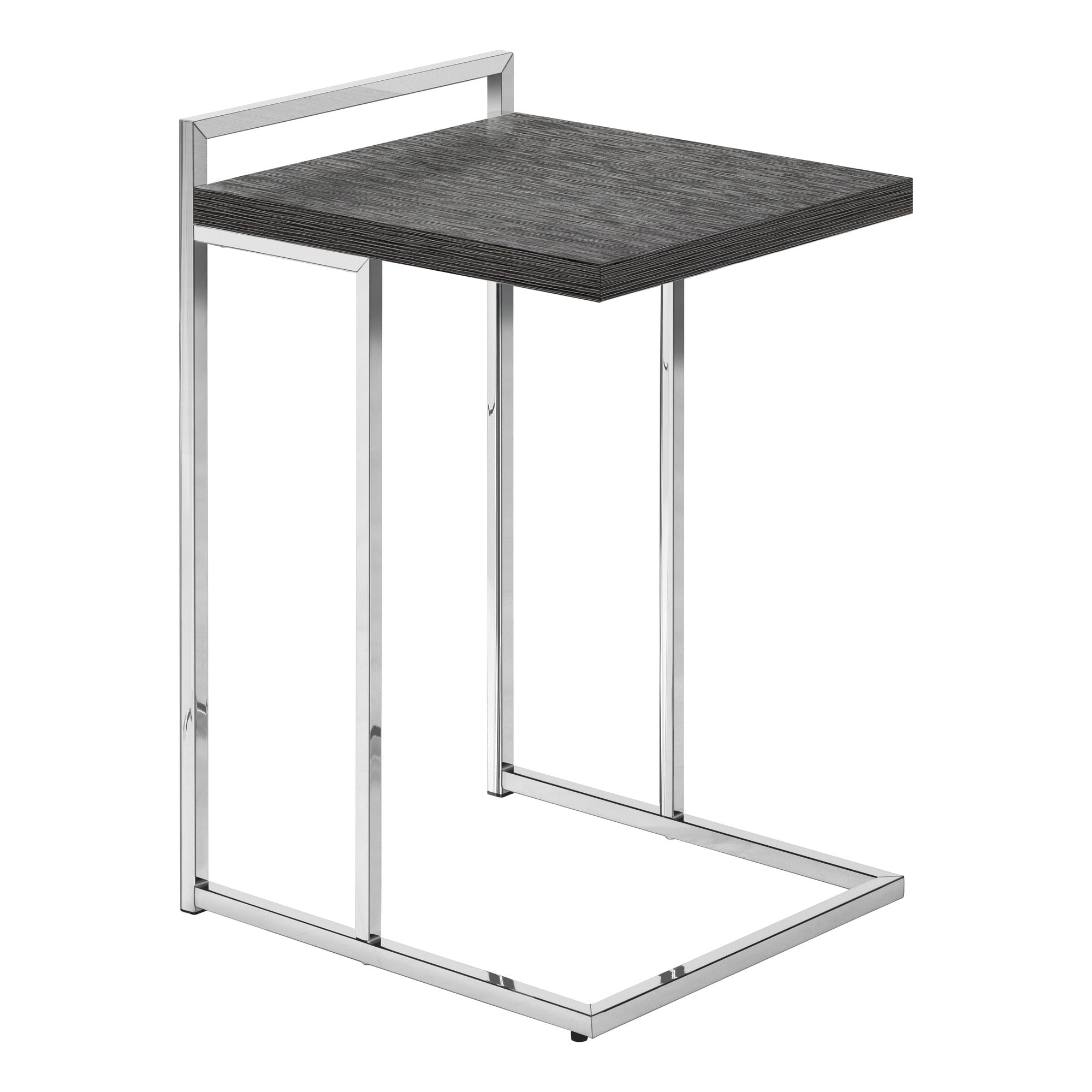 ACCENT TABLE - 25"H / BROWN RECLAIMED WOOD / BLACK METAL
