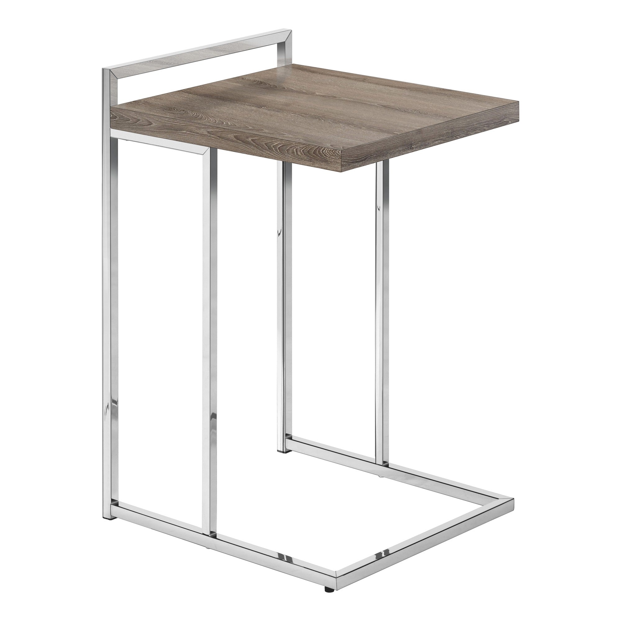 ACCENT TABLE - 25"H / BROWN RECLAIMED WOOD / BLACK METAL