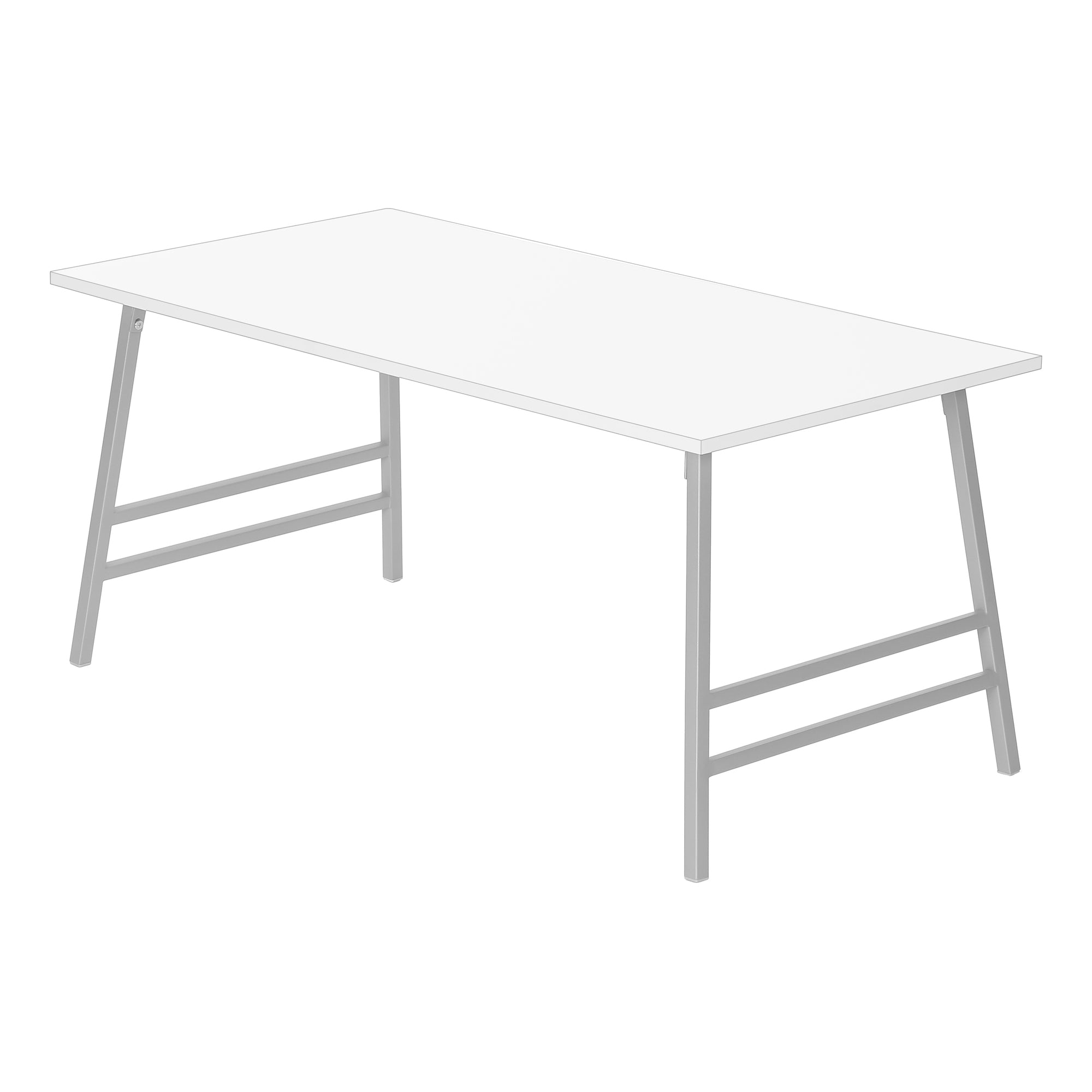 TABLE BASSE - 40"L / TAUPE FONCÉ / MÉTAL NOIR