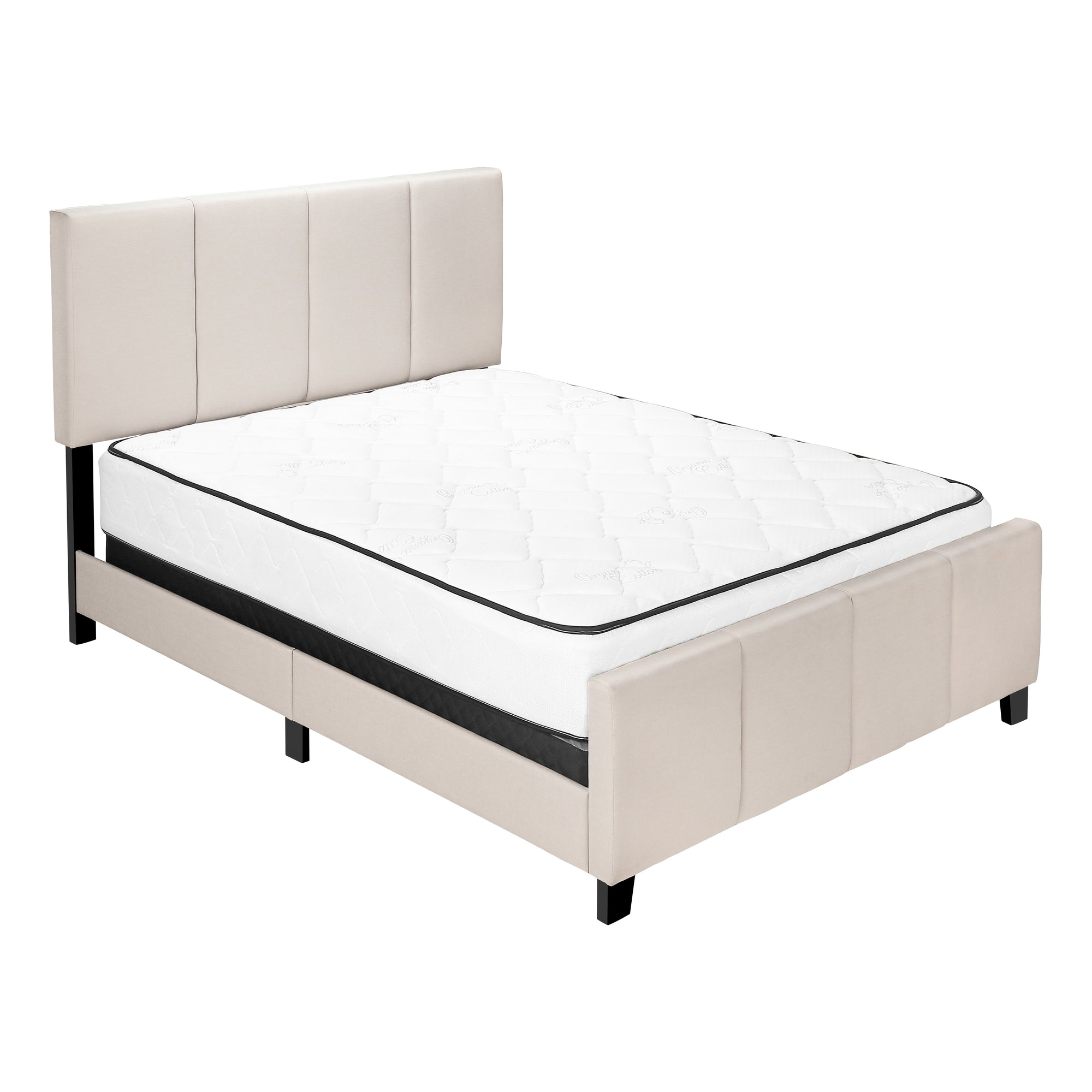 BED - QUEEN SIZE / GREY LINEN