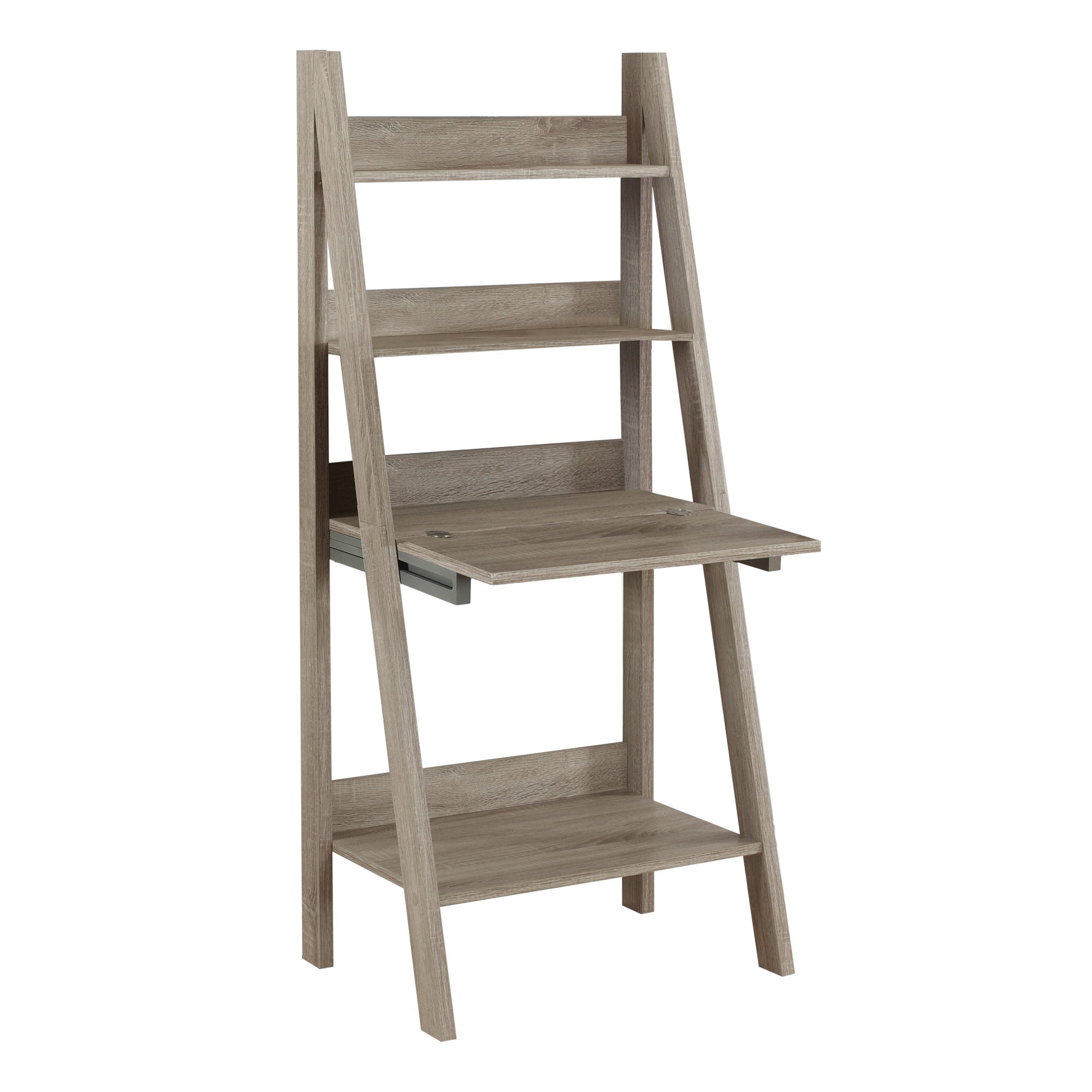 BUREAU D'ORDINATEUR - 61"H / STYLE ÉCHELLE BLANC