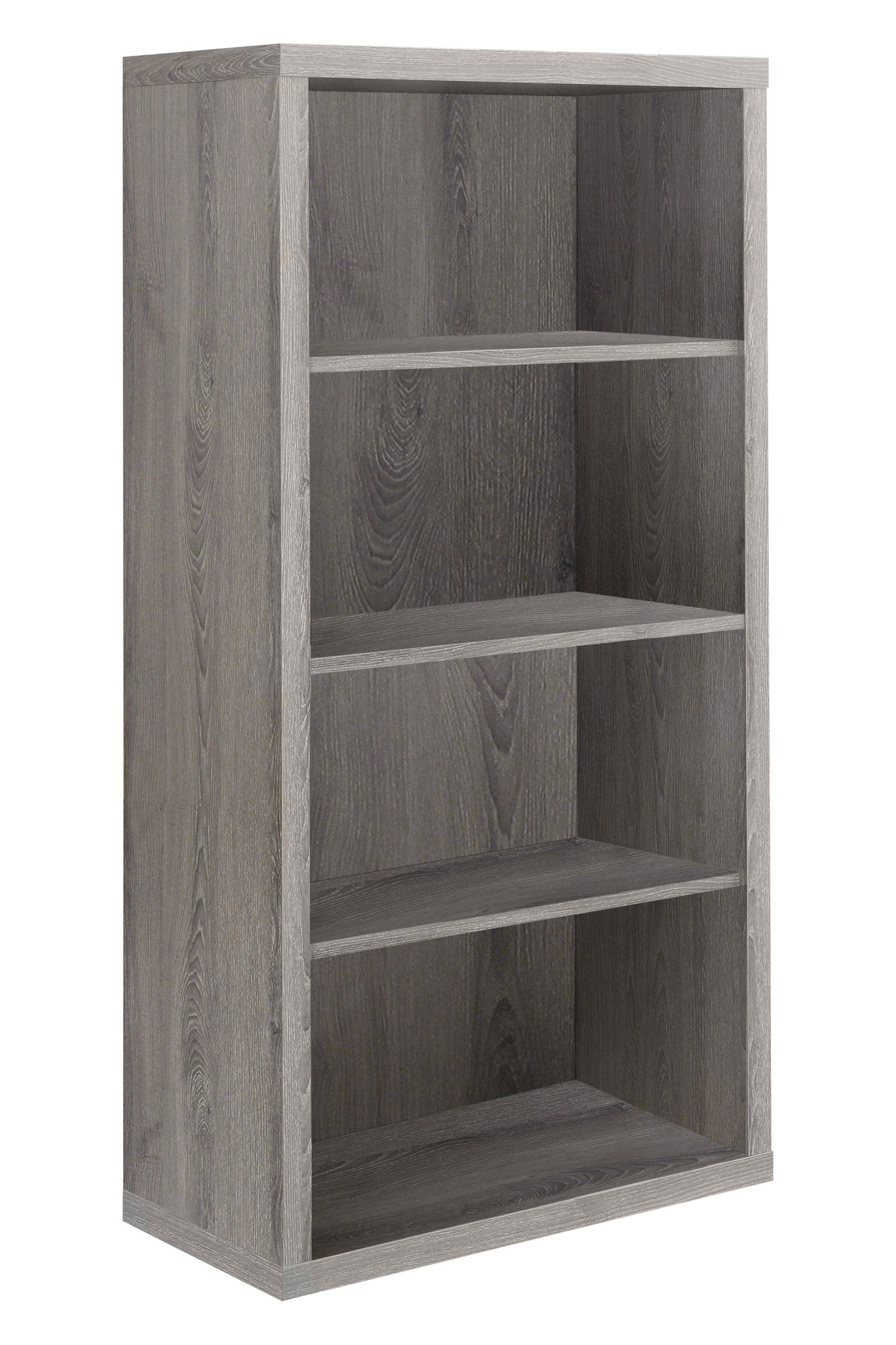 BOOKCASE - 48"H / ESPRESSO WITH ADJUSTABLE SHELVES