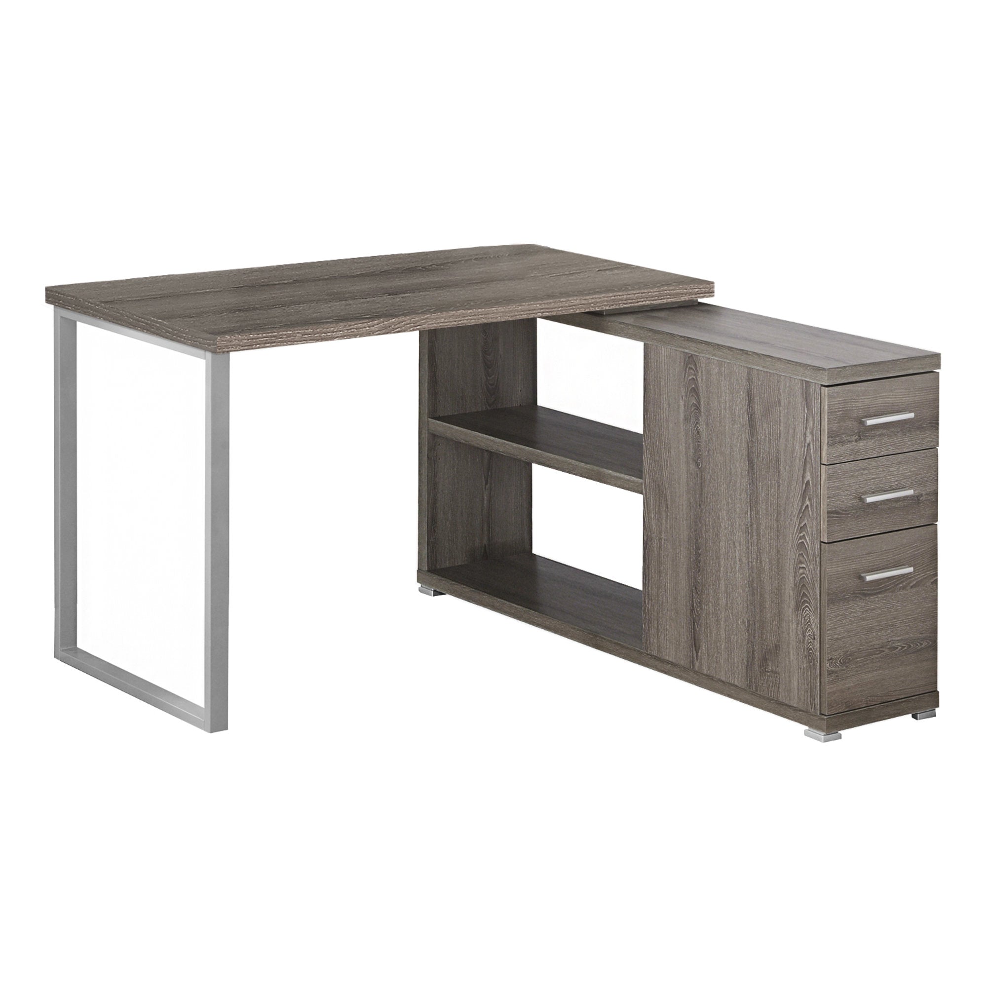 COMPUTER DESK - WHITE LEFT OR RIGHT FACING CORNER