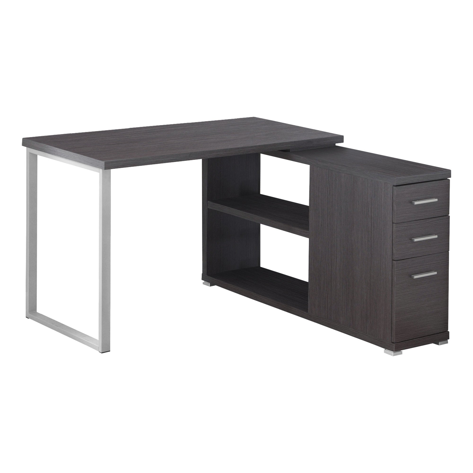 COMPUTER DESK - WHITE LEFT OR RIGHT FACING CORNER