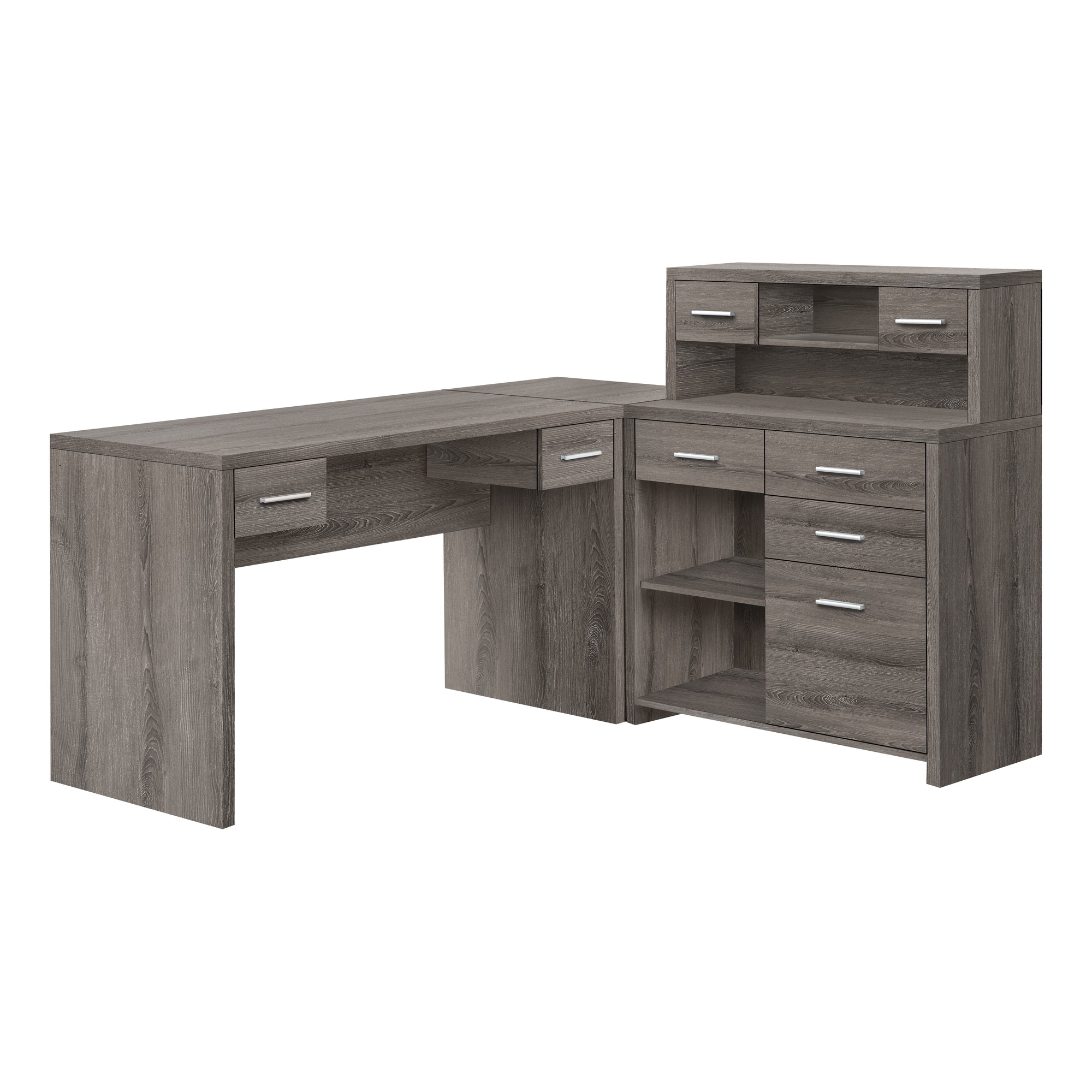 COMPUTER DESK - ESPRESSO LEFT OR RIGHT FACING CORNER