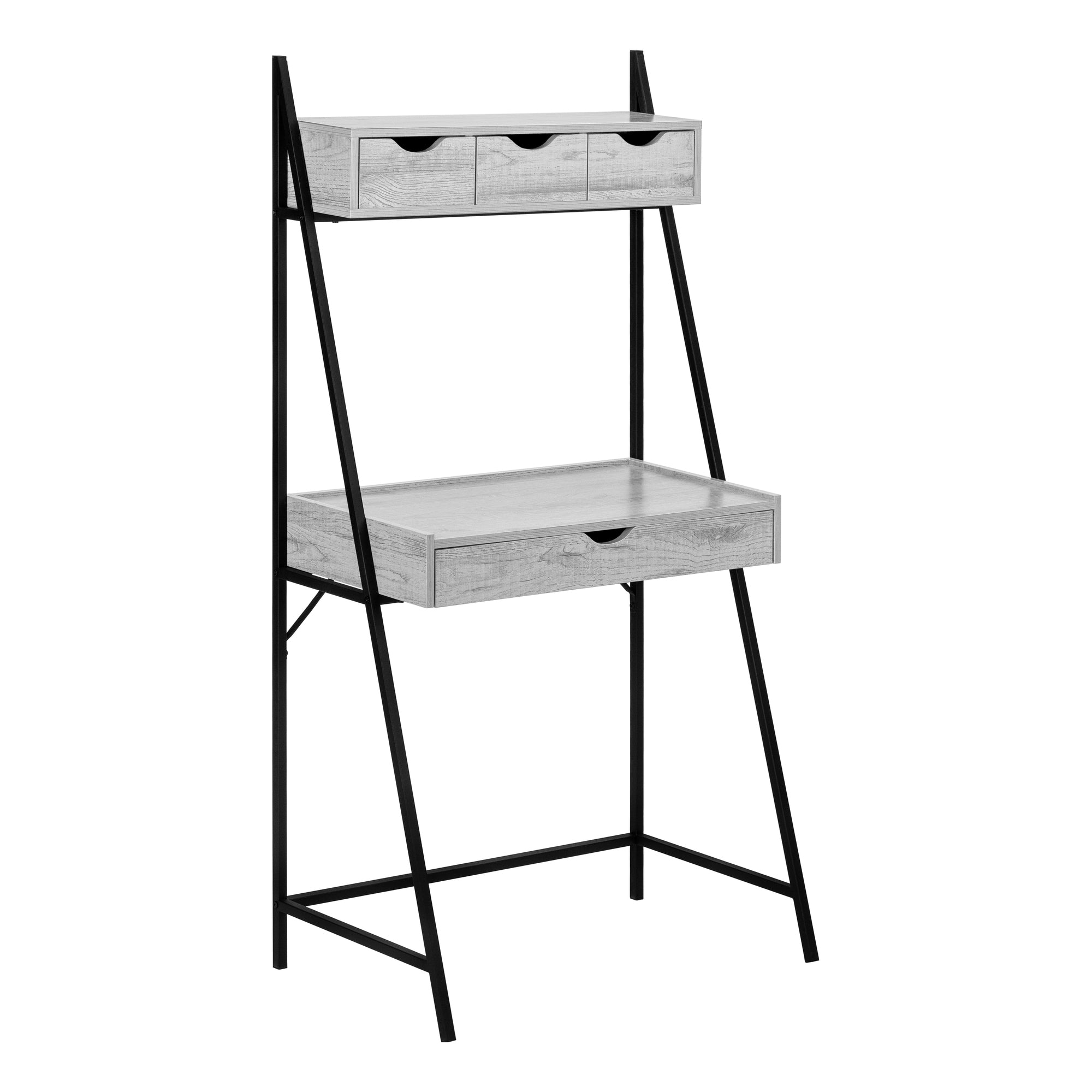 COMPUTER DESK - 32"L / BLACK / BLACK METAL