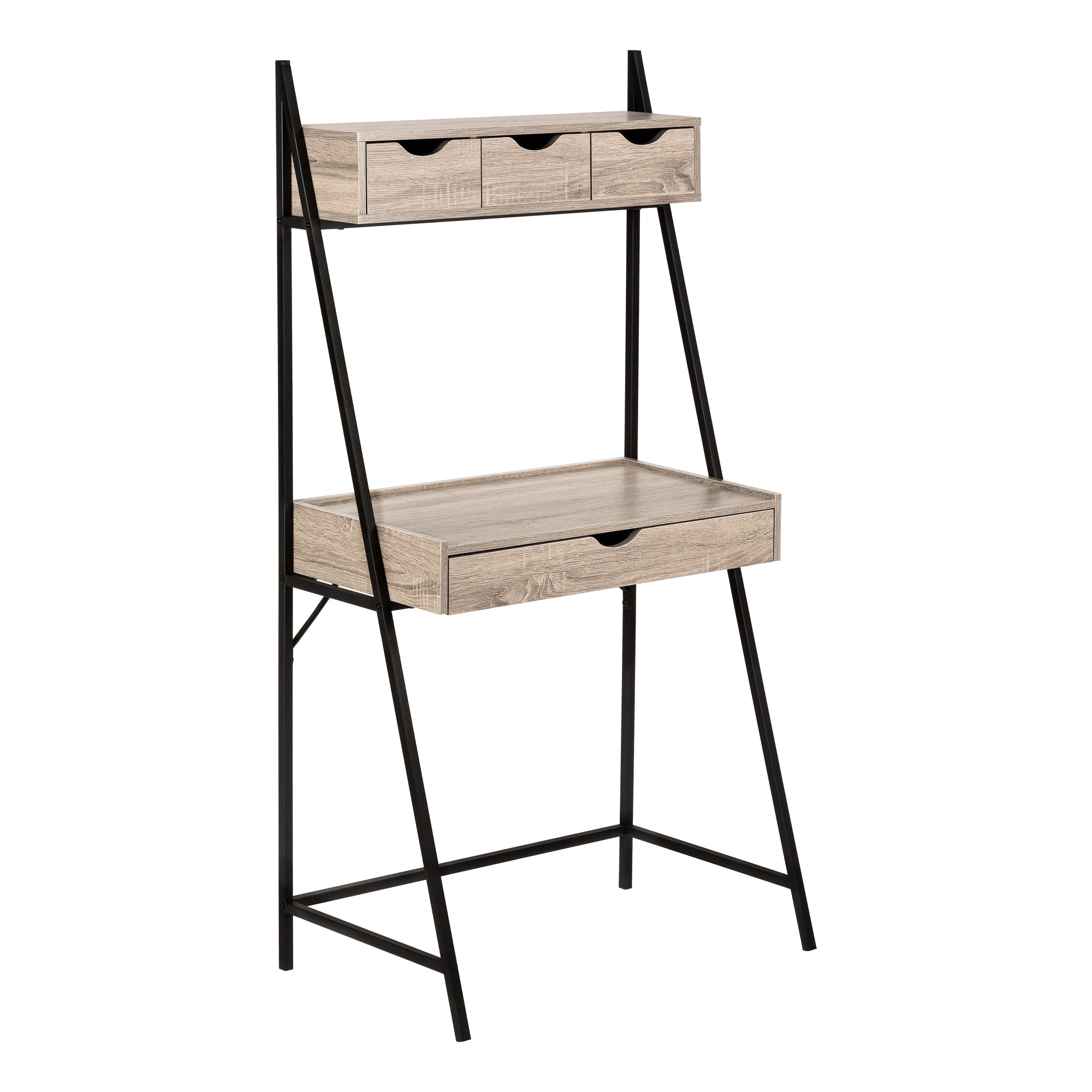 COMPUTER DESK - 32"L / BLACK / BLACK METAL