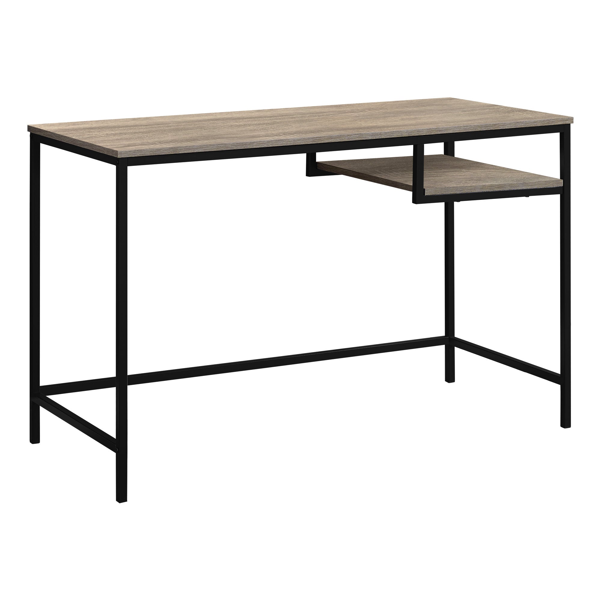 COMPUTER DESK - 48"L / WHITE / SILVER METAL