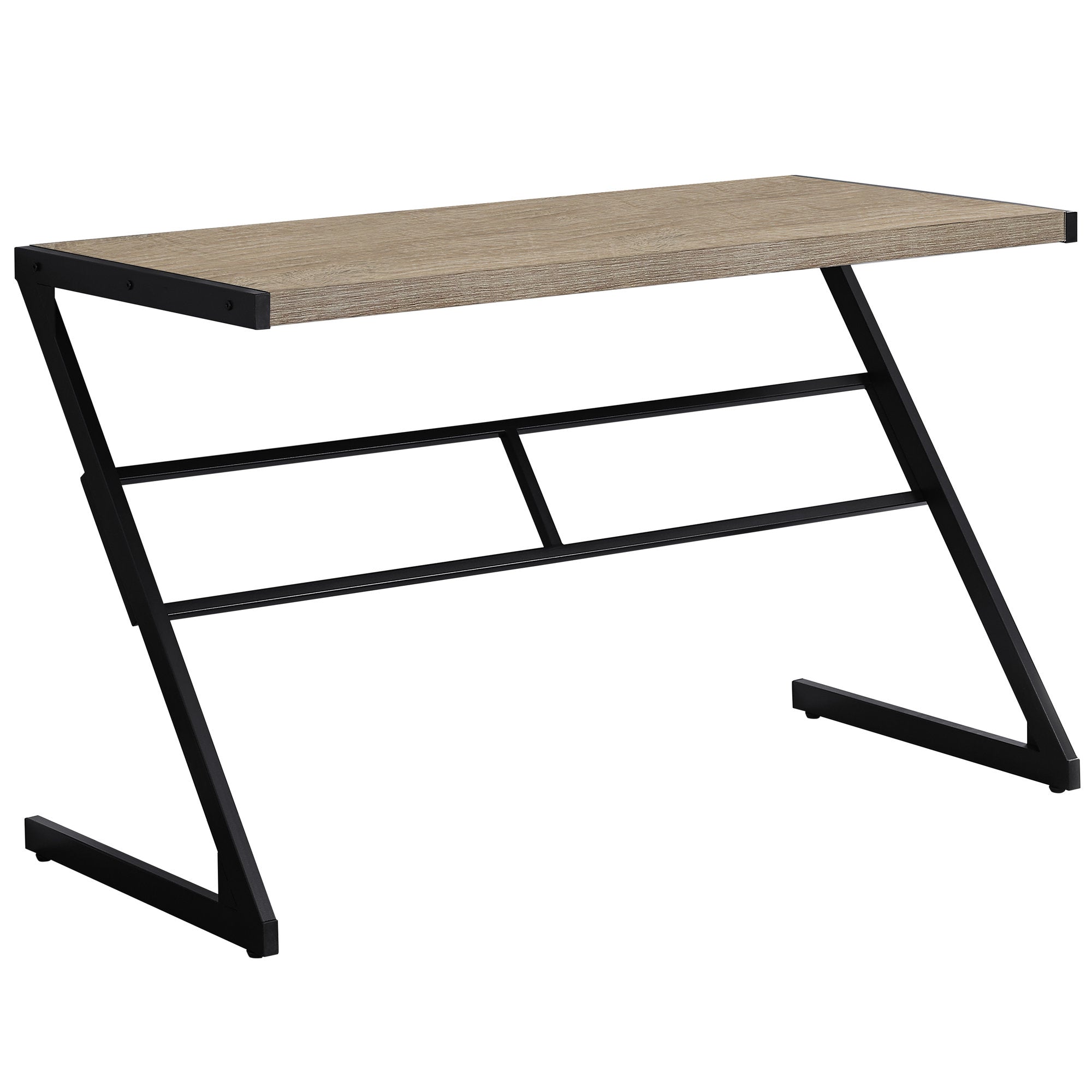 COMPUTER DESK - 48"L / WHITE / SILVER METAL