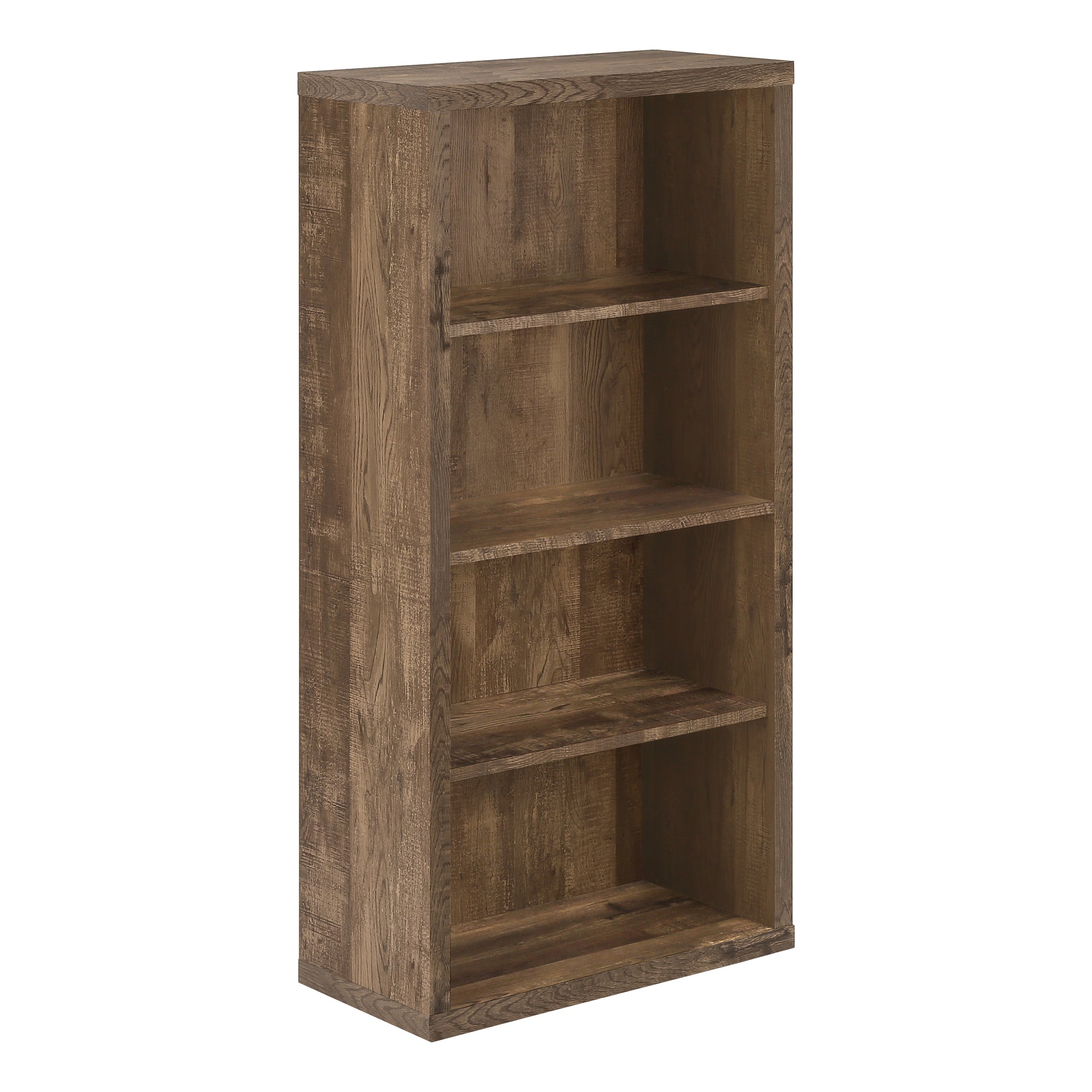 BOOKCASE - 48"H / ESPRESSO WITH ADJUSTABLE SHELVES