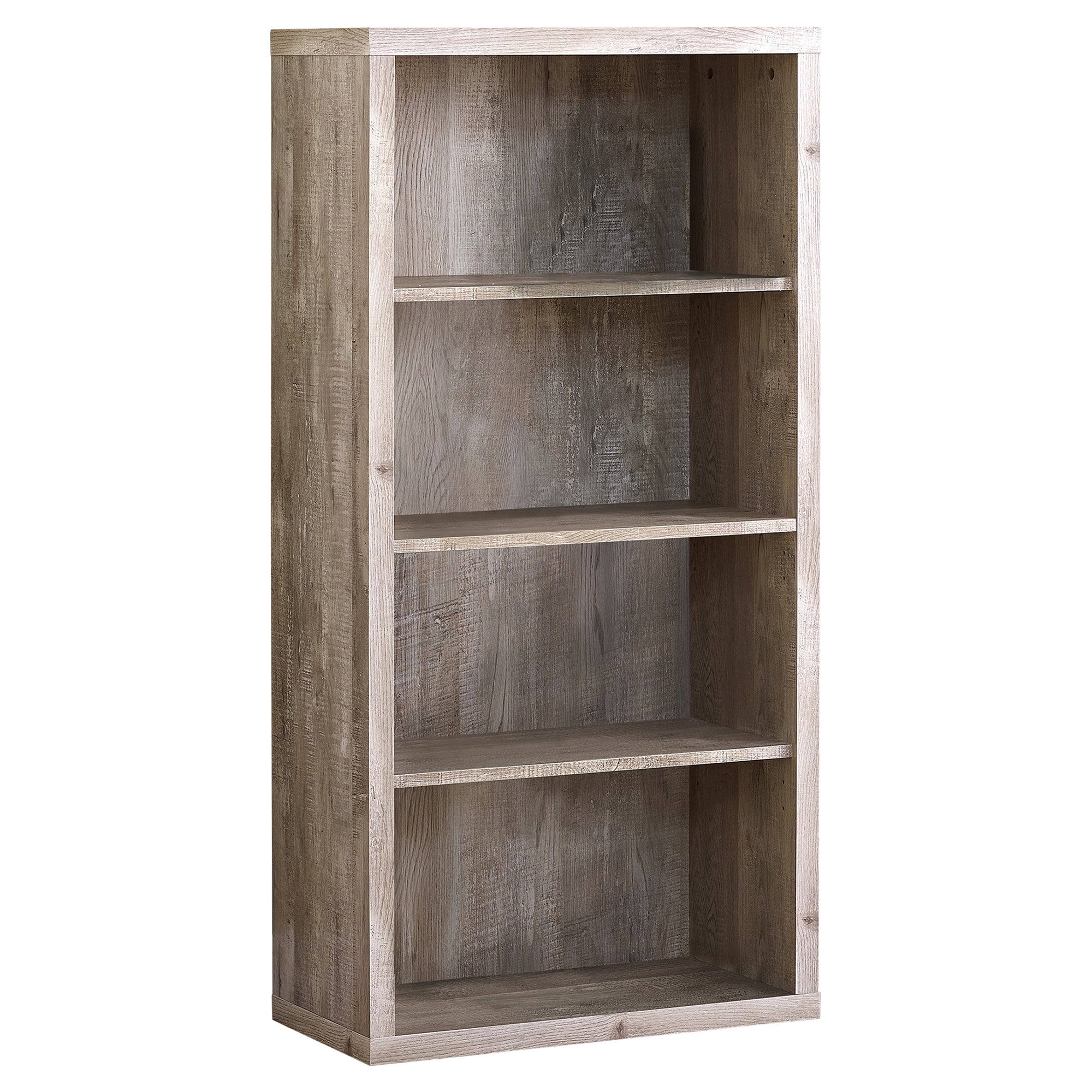 BOOKCASE - 48"H / ESPRESSO WITH ADJUSTABLE SHELVES