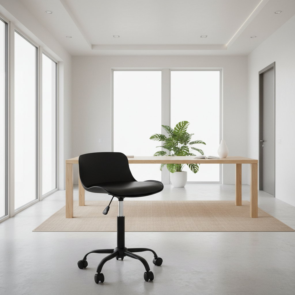 CHAISE DE BUREAU - BLANC JUVENILE / MULTI-POSITIONS