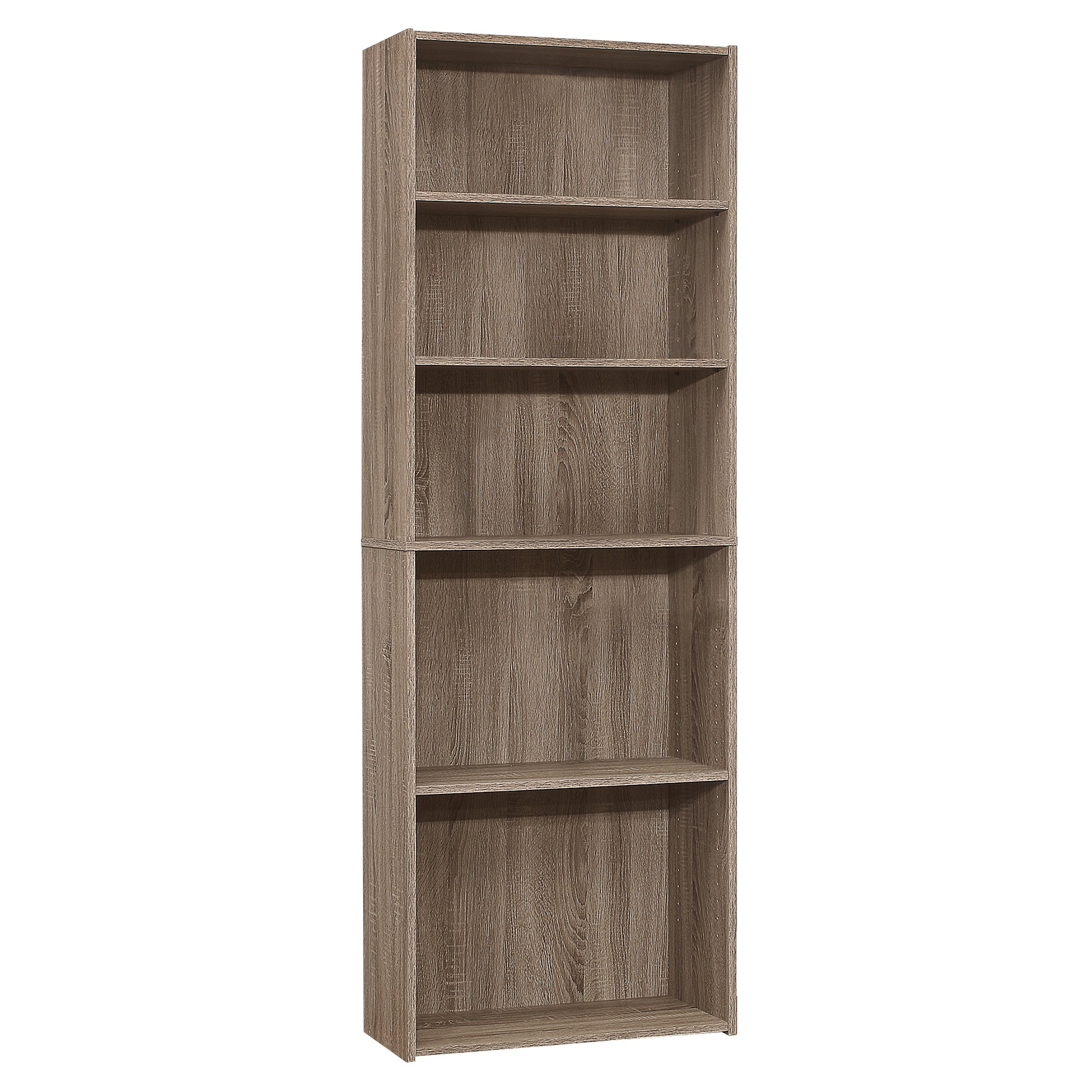BOOKCASE - 72"H / CHERRY WITH 5 SHELVES