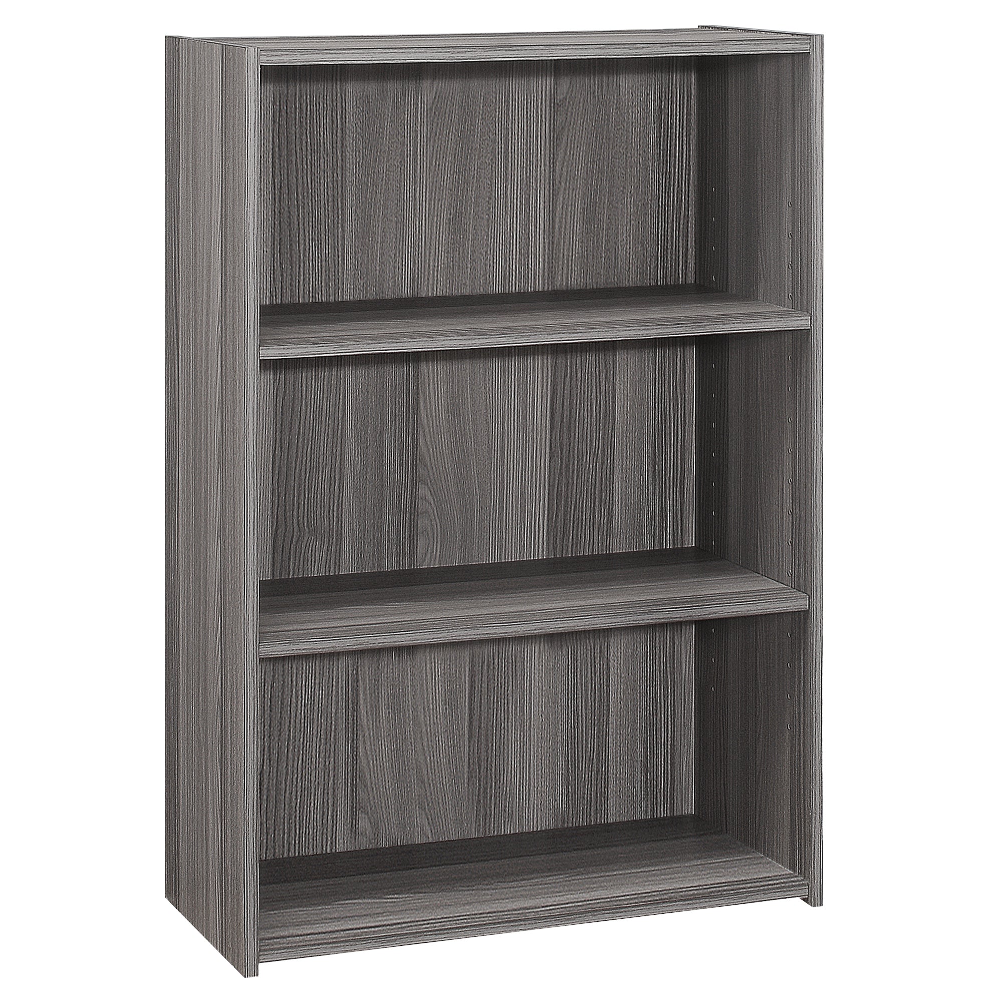 BOOKCASE - 36"H / CHERRY WITH 3 SHELVES