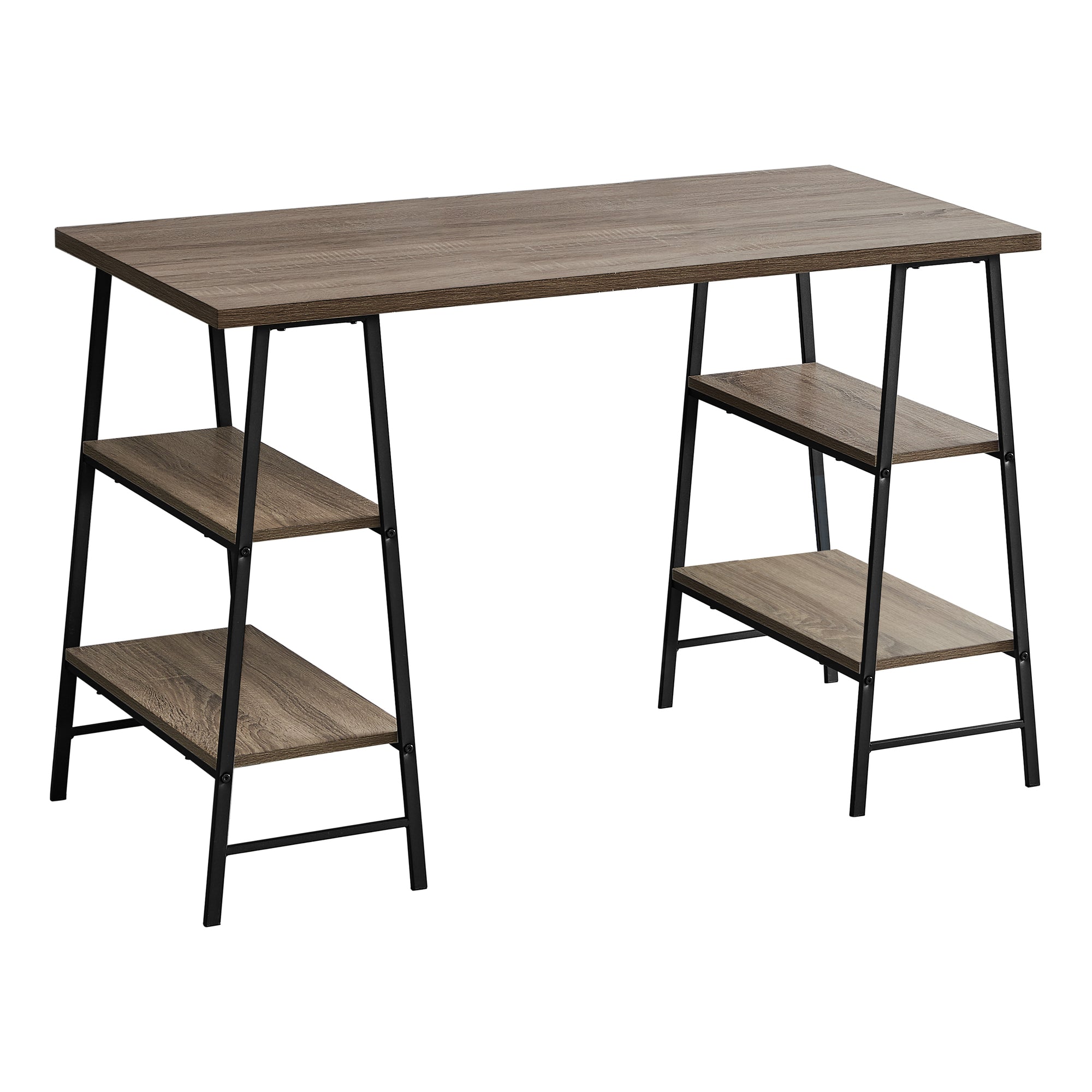 COMPUTER DESK - 48"L / WHITE / WHITE METAL