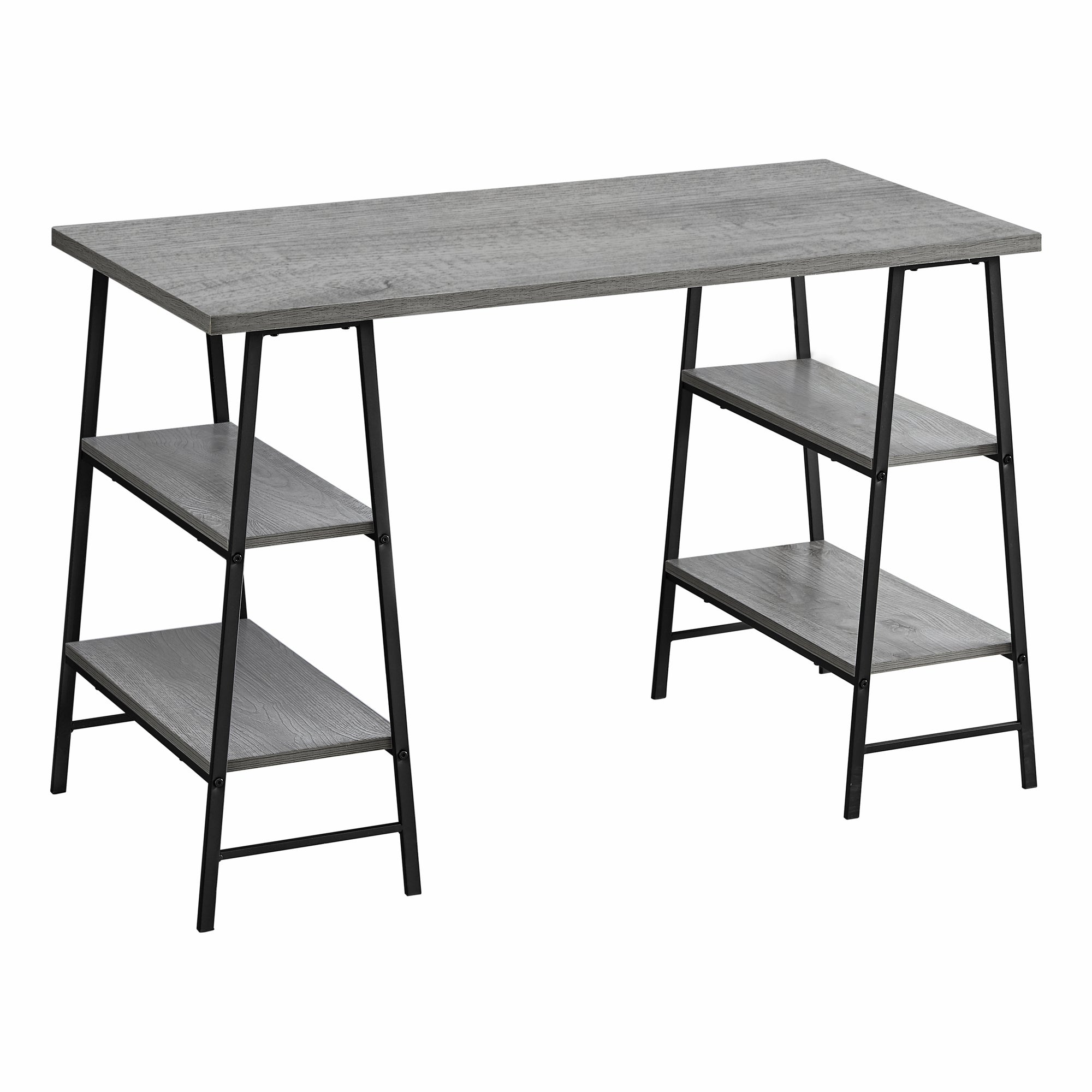 COMPUTER DESK - 48"L / WHITE / WHITE METAL