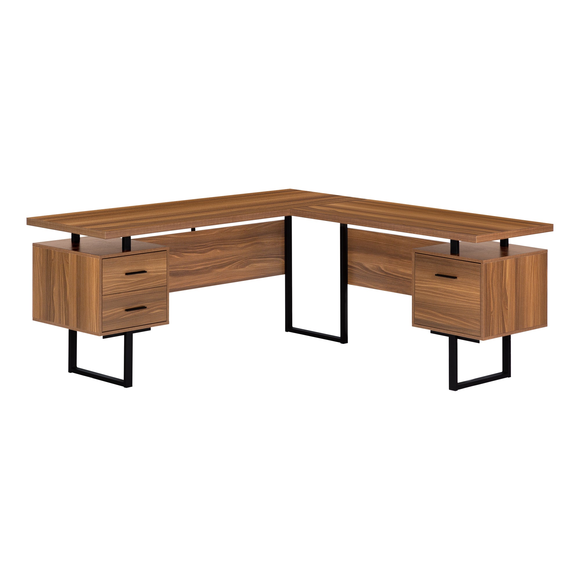 COMPUTER DESK - 70"L / DARK TAUPE LEFT OR RIGHT FACING