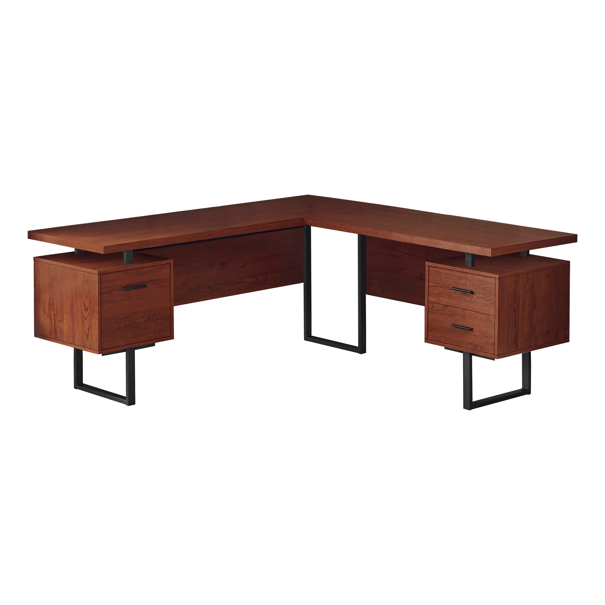 COMPUTER DESK - 70"L / DARK TAUPE LEFT OR RIGHT FACING