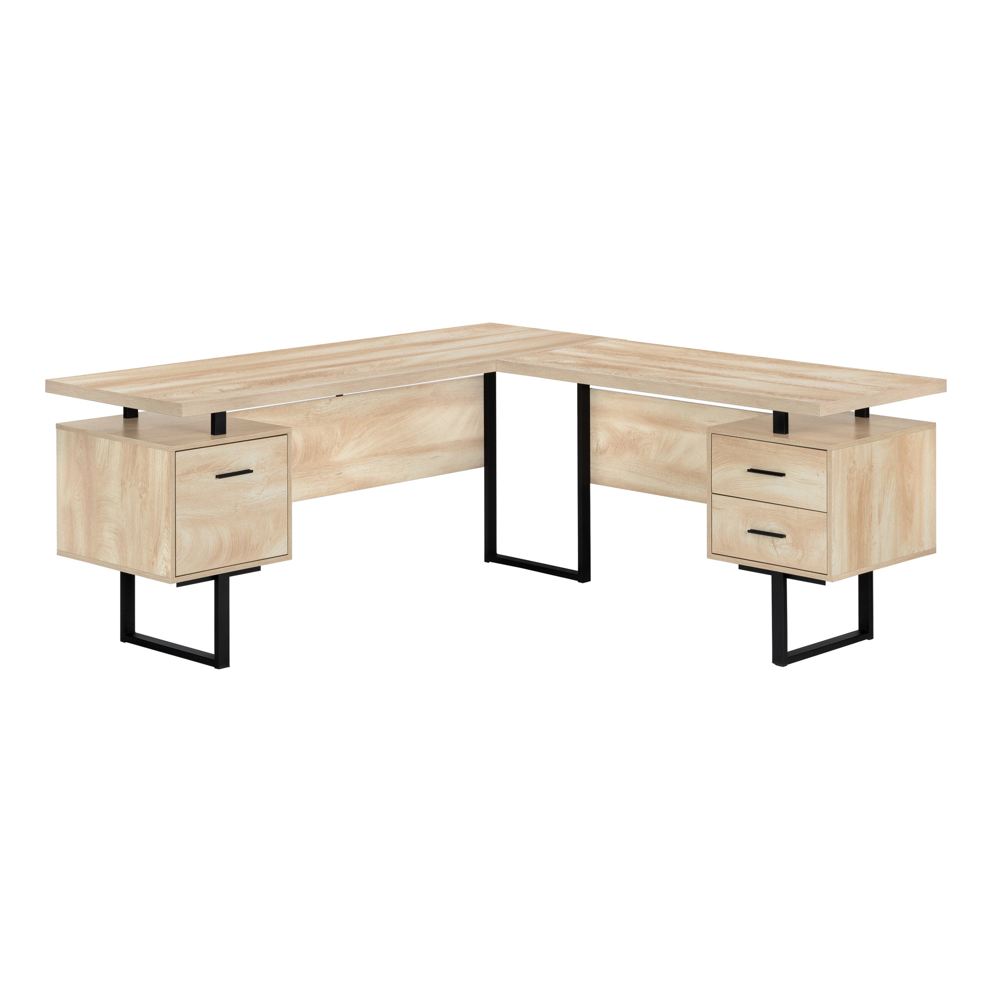 COMPUTER DESK - 70"L / DARK TAUPE LEFT OR RIGHT FACING