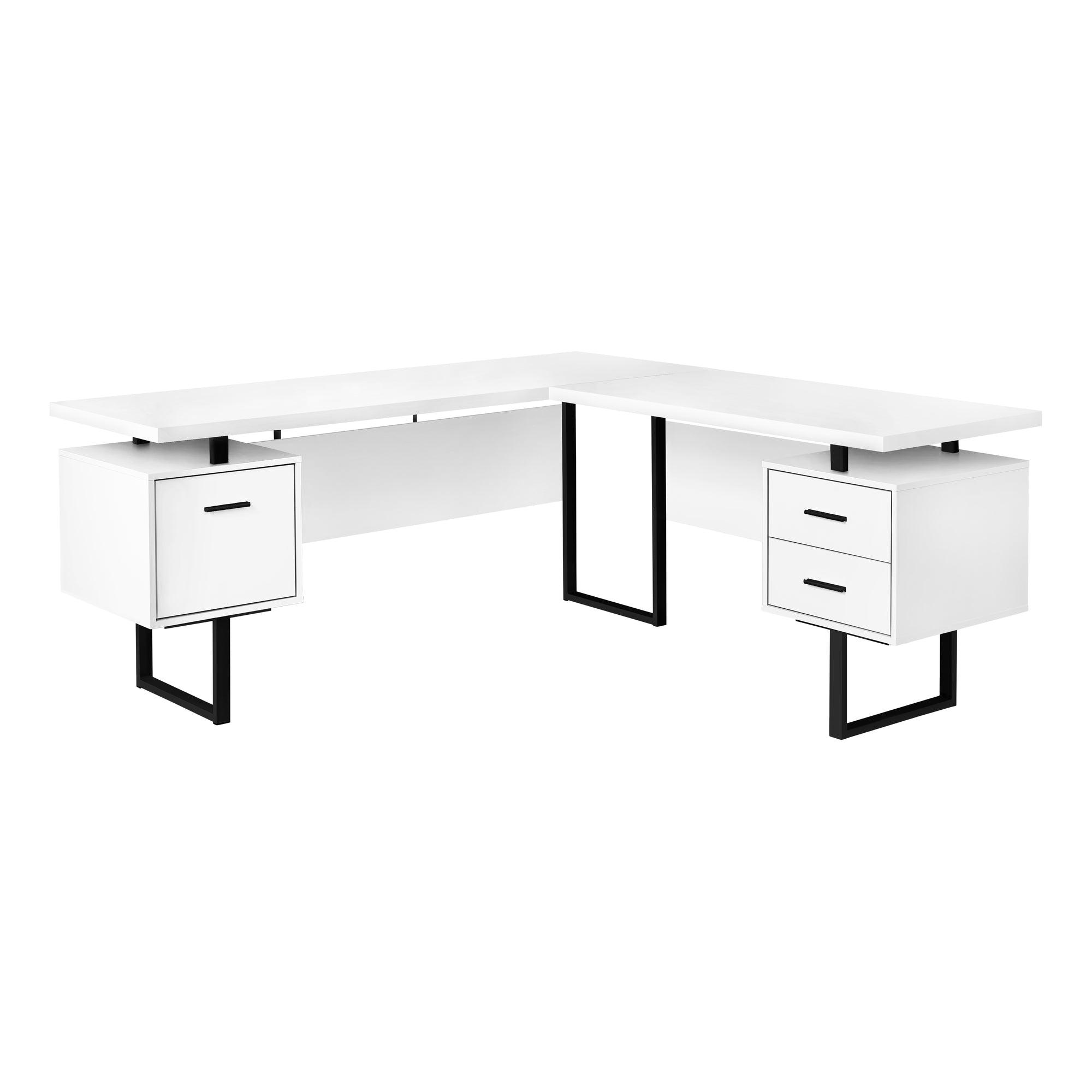 COMPUTER DESK - 70"L / DARK TAUPE LEFT OR RIGHT FACING