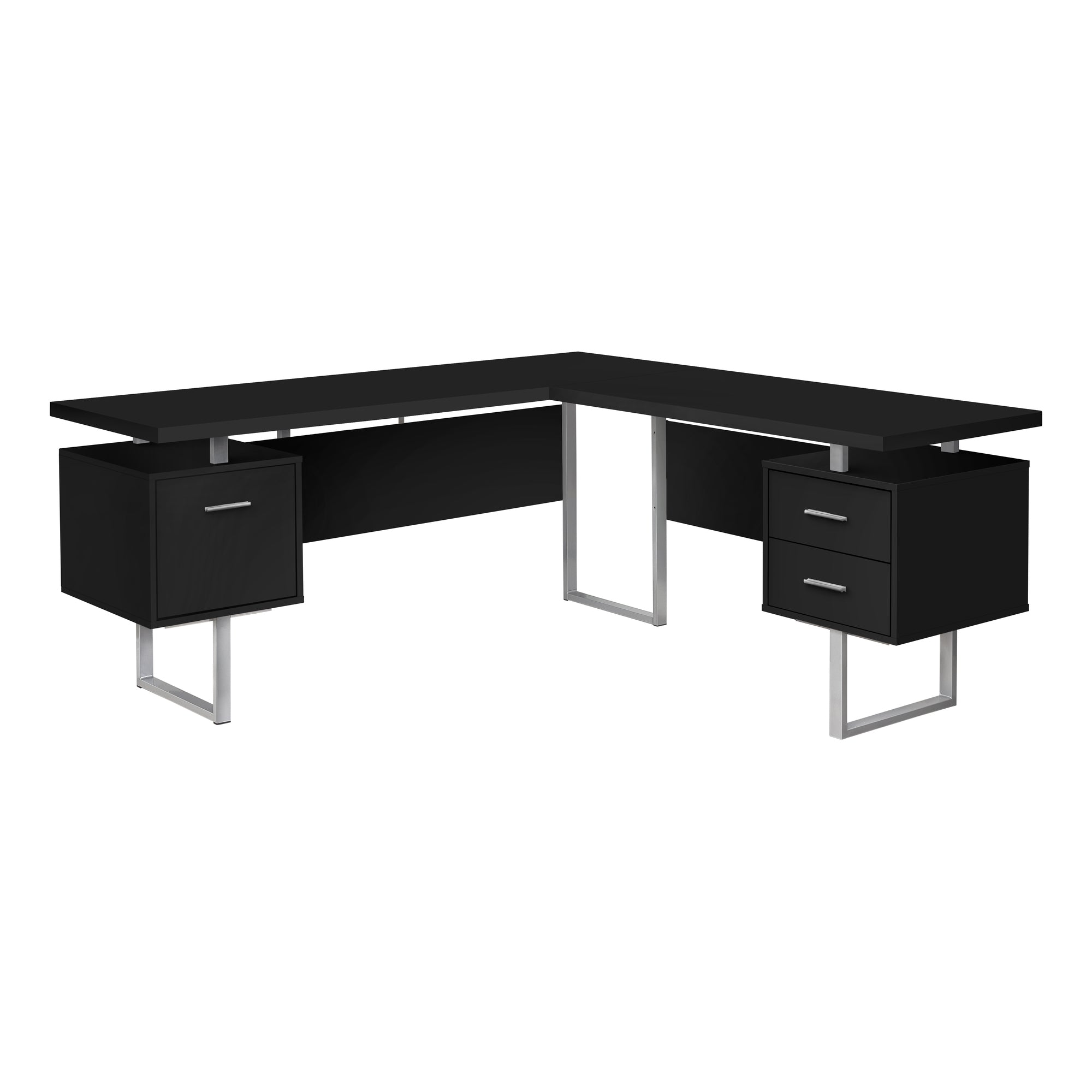 COMPUTER DESK - 70"L / DARK TAUPE LEFT OR RIGHT FACING