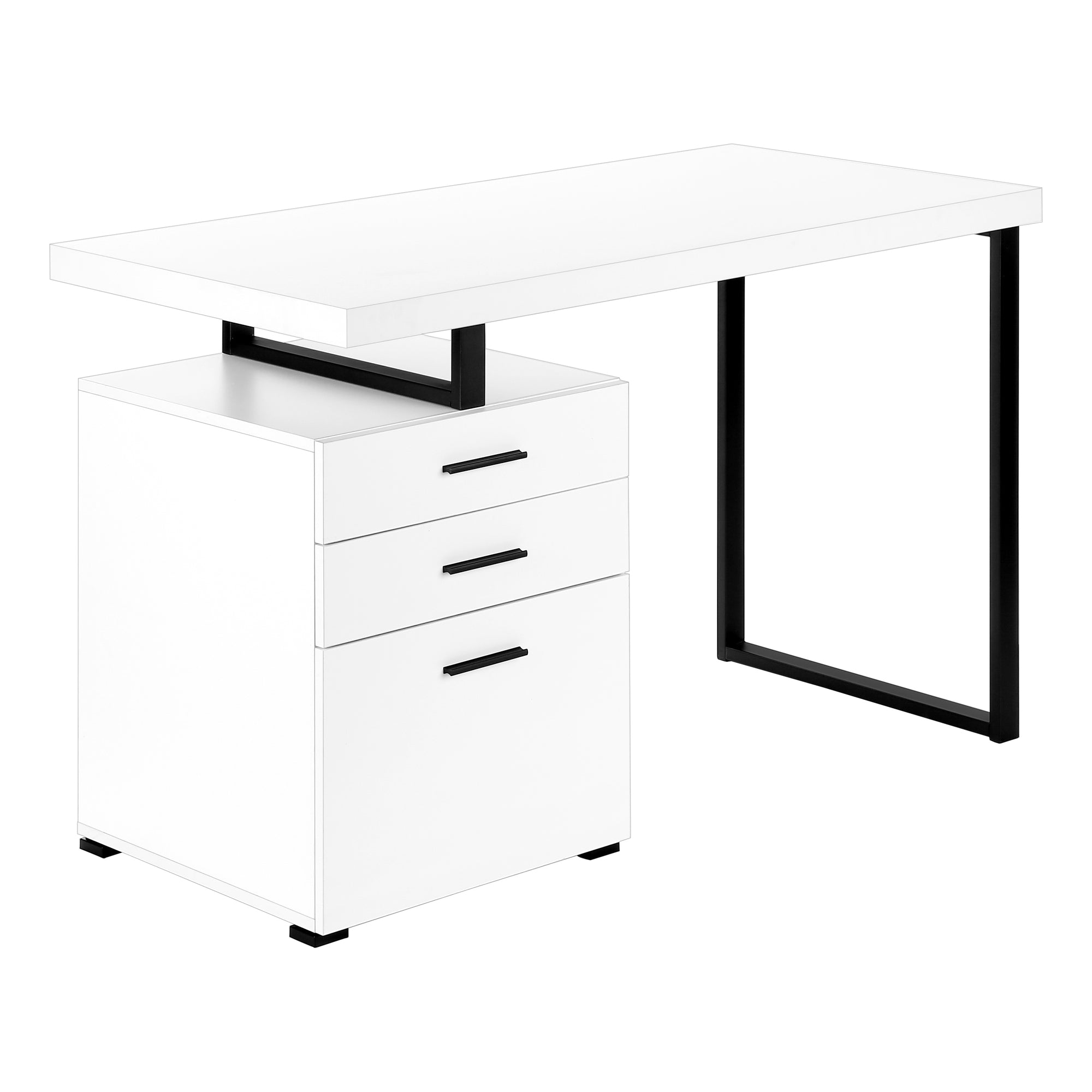 COMPUTER DESK - 48"L / ESPRESSO LEFT OR RIGHT FACING