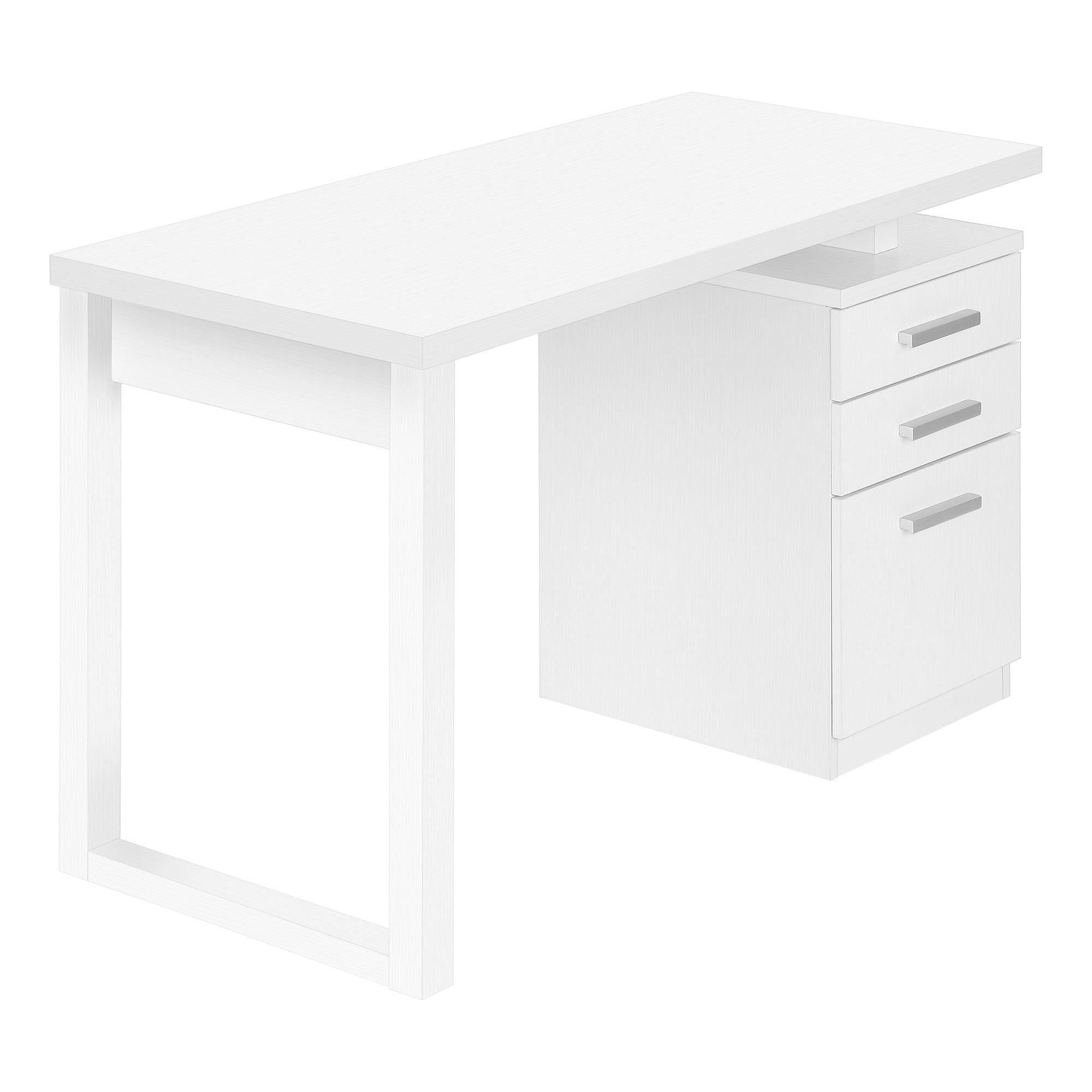 COMPUTER DESK - 48"L / GREY-BLACK LEFT OR RIGHT FACING