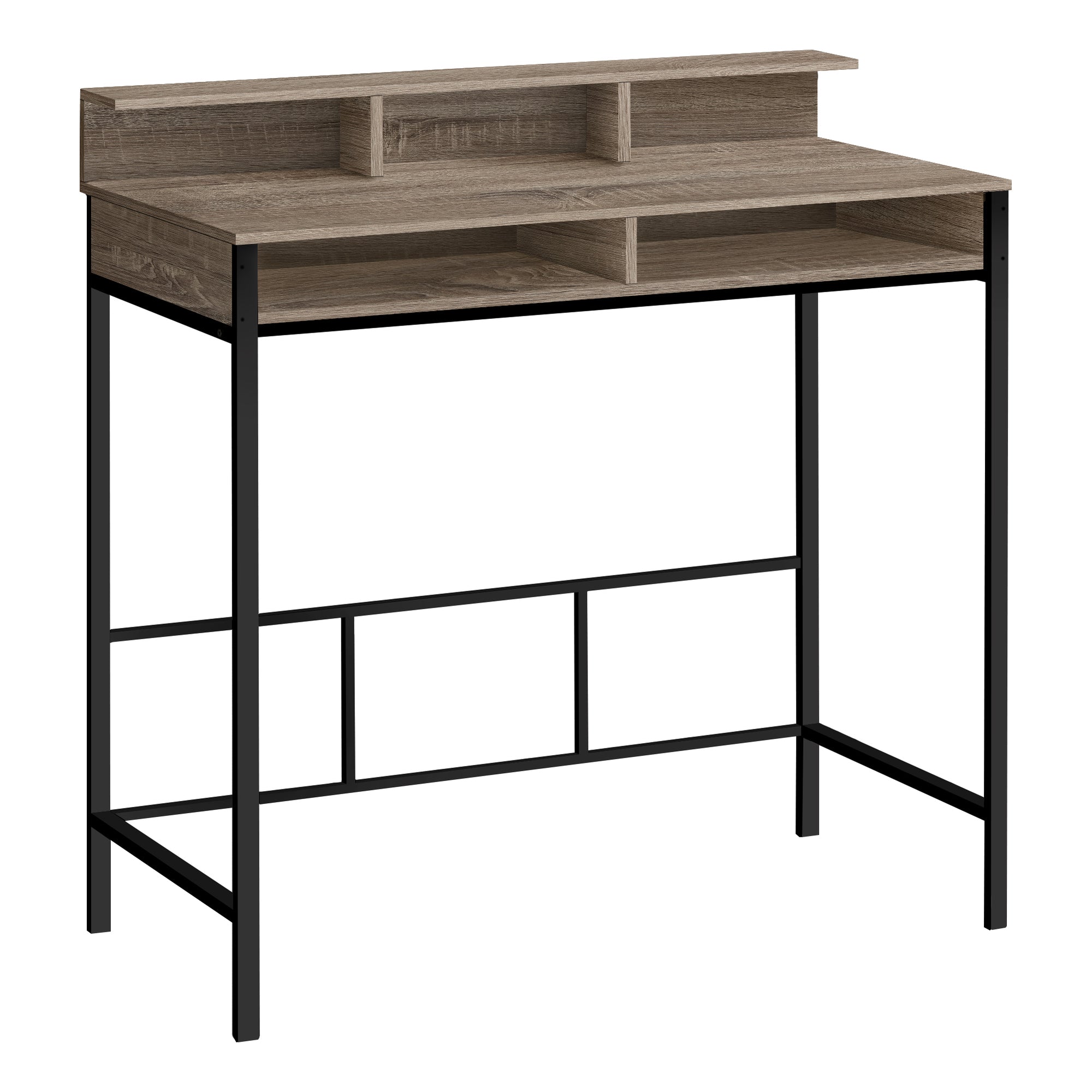 COMPUTER DESK - 48"L / BLACK / BLACK STANDING HEIGHT