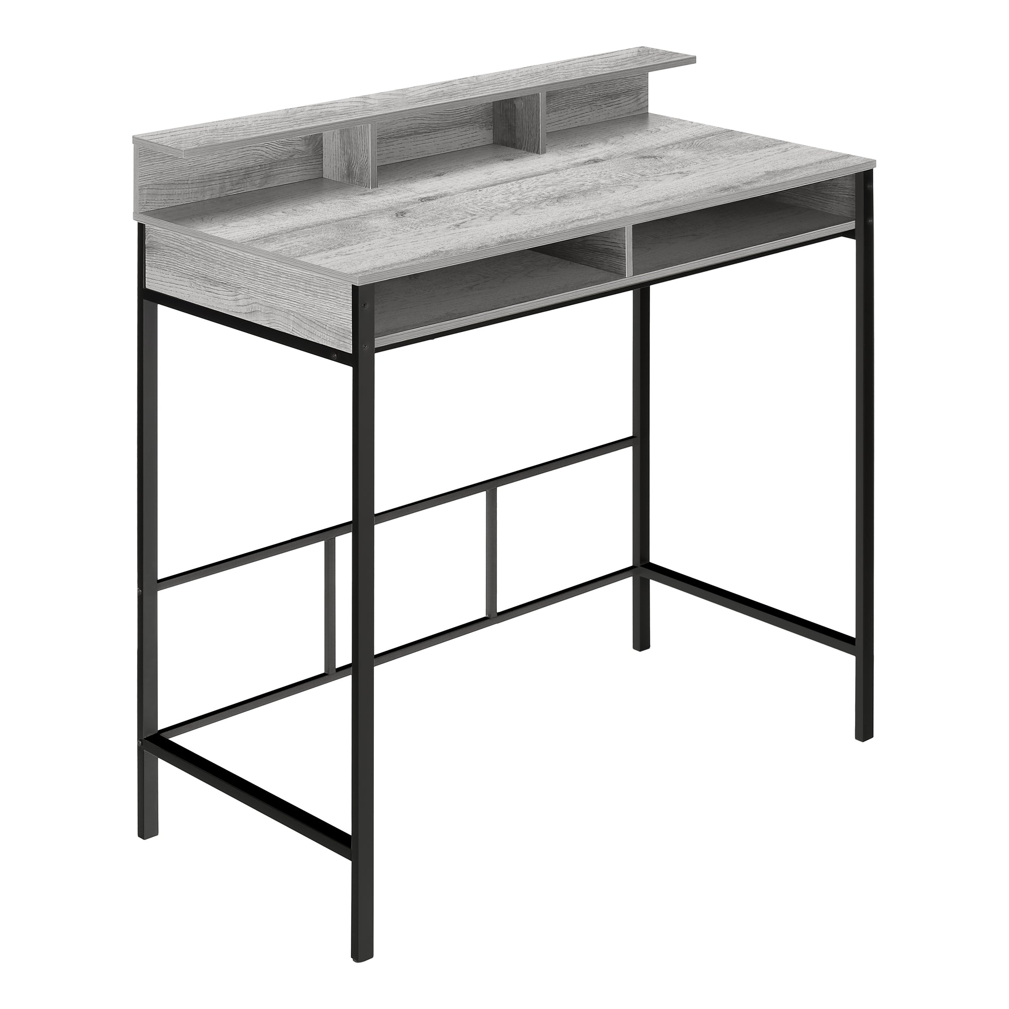 COMPUTER DESK - 48"L / BLACK / BLACK STANDING HEIGHT