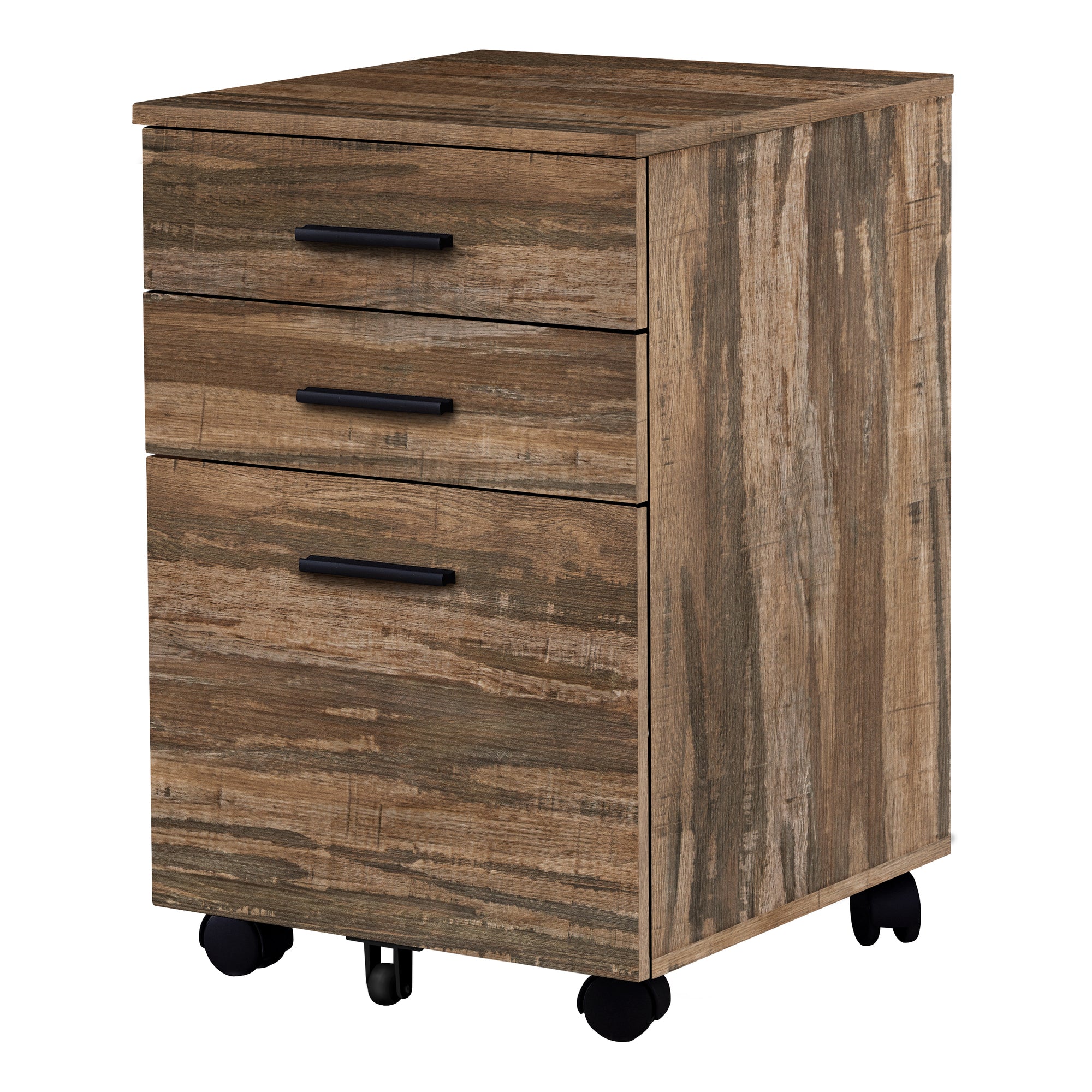 FILING CABINET - 3 DRAWER / WHITE ON CASTORS