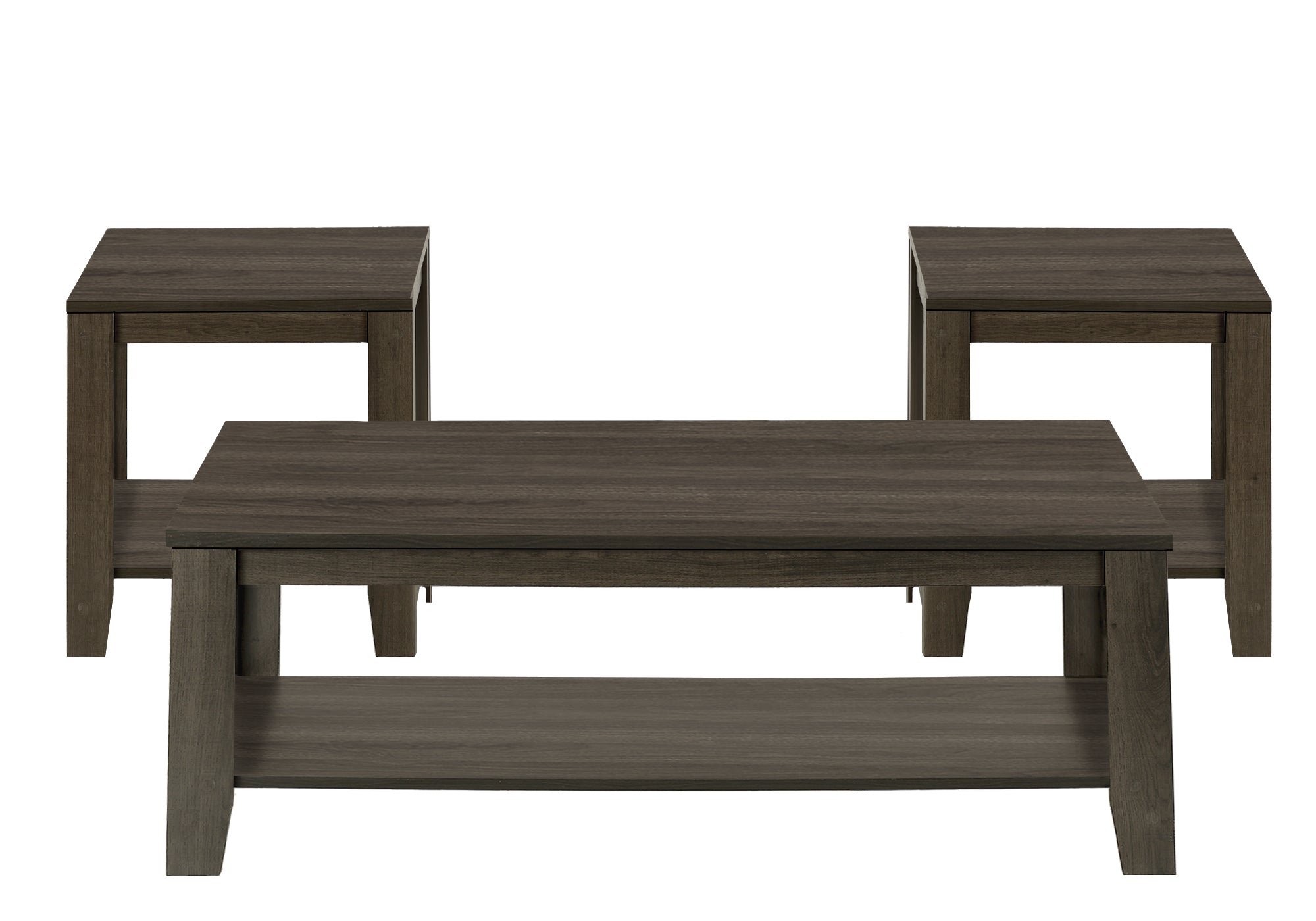 TABLE SET - 3PCS SET / INDUSTRIAL GREY