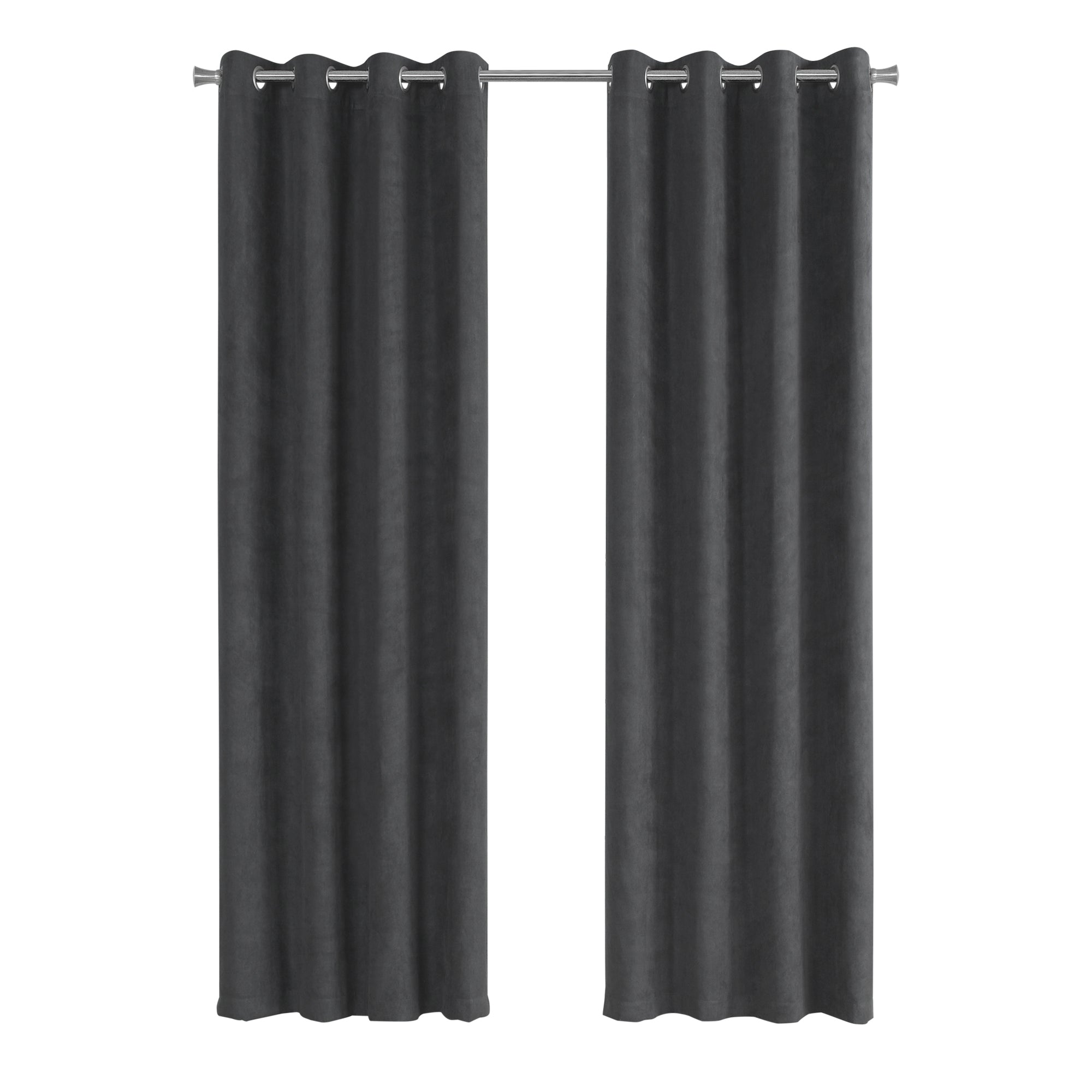 CURTAIN PANEL - 2PCS / 54"W X 84"H BEIGE ROOM DARKENING