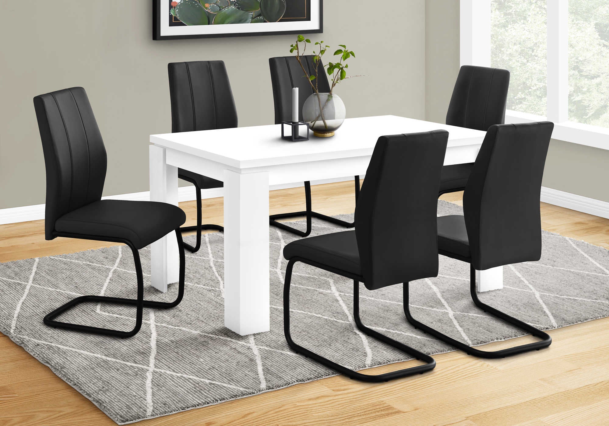 DINING TABLE - 36"X 60" / WHITE