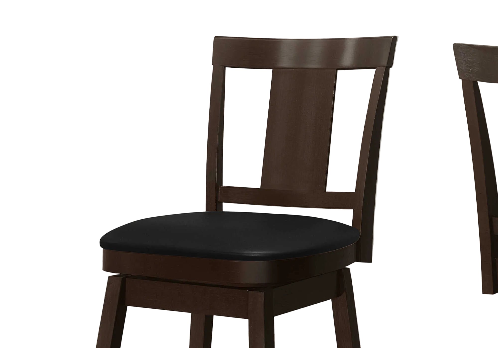 BARSTOOL - 2PCS / 39"H / ESPRESSO / SWIVEL COUNTER HEIGHT