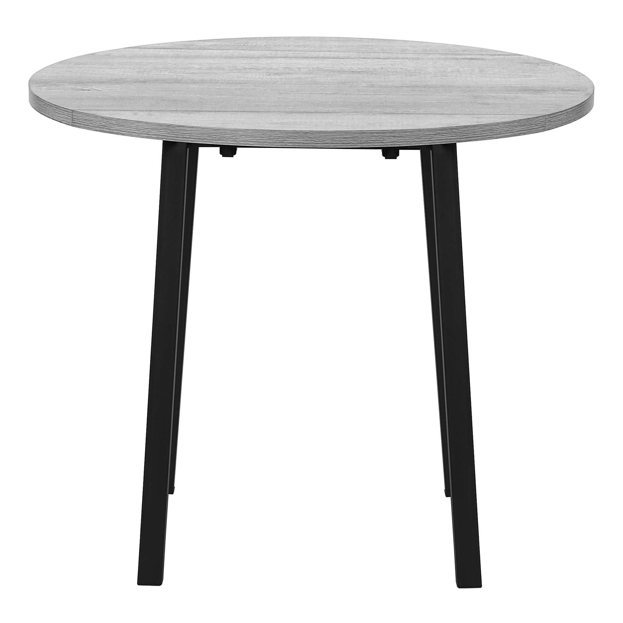 ENSEMBLE DE SALLE À MANGER - ENSEMBLE 3 PIÈCES / PLATEAU TAUPE FONCÉ / MÉTAL NOIR