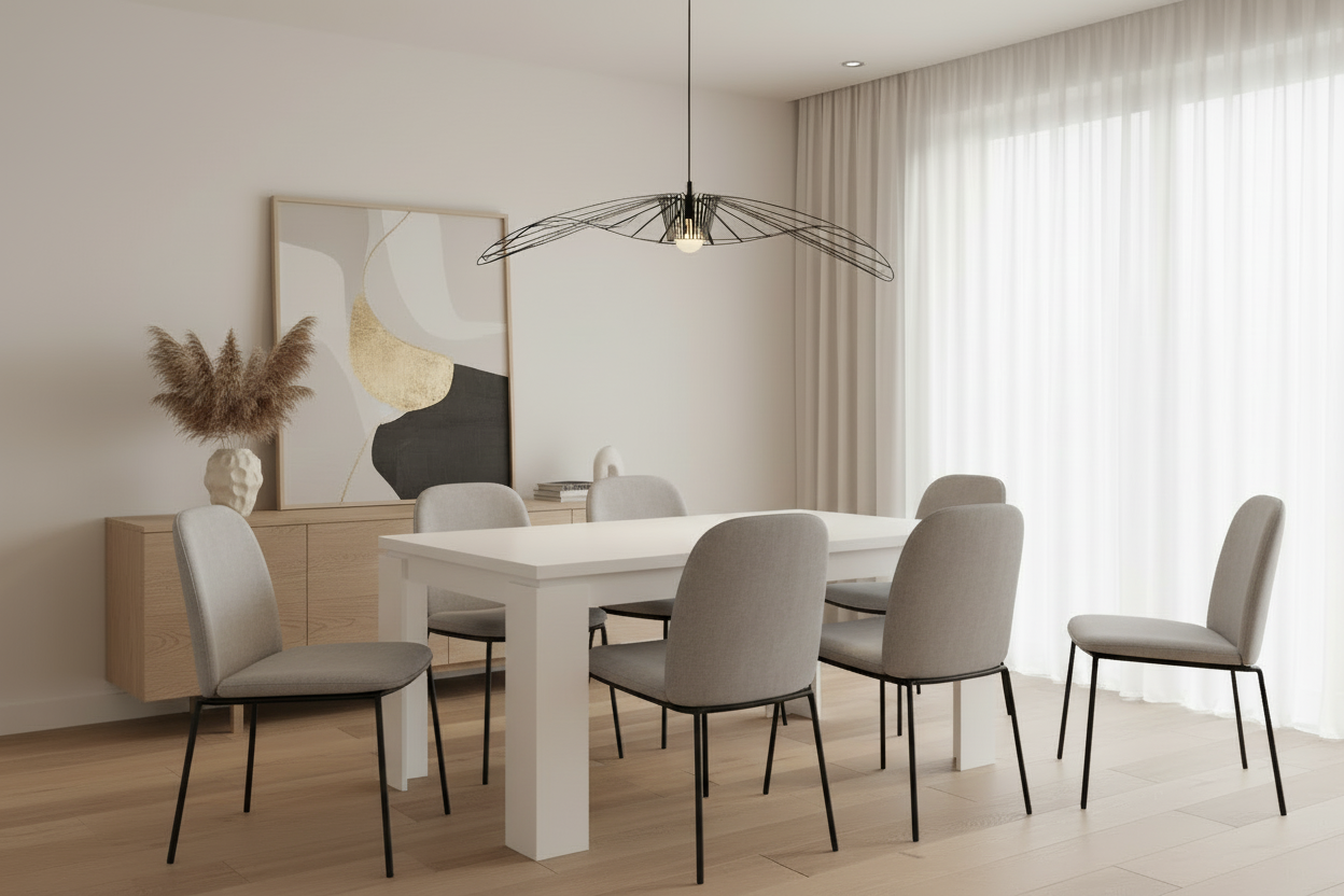 TABLE À MANGER - 36"X 60" / BLANC