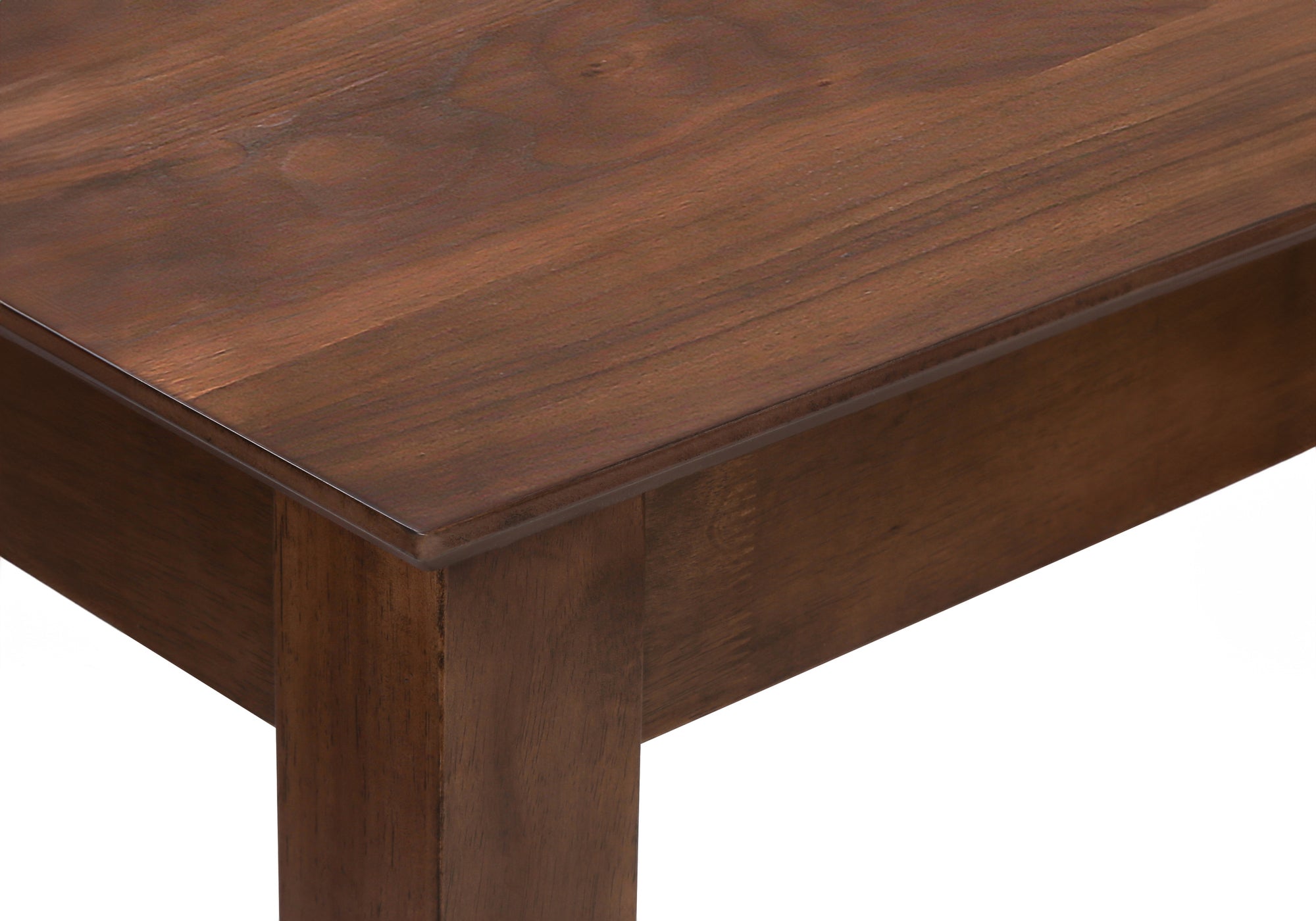DINING TABLE - BROWN WALNUT VENEER / 36"X 60"