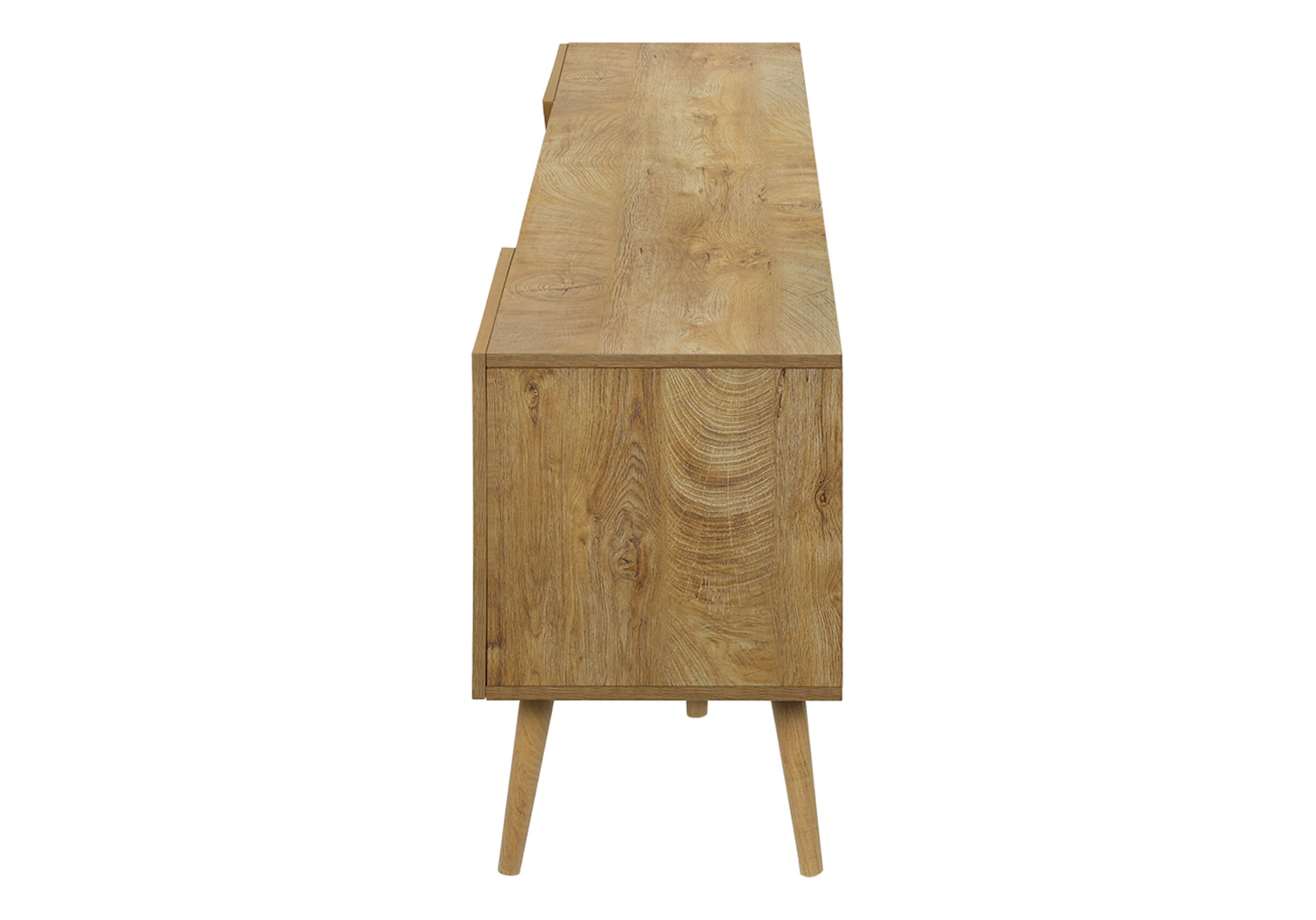TV STAND - 72"L / WALNUT WITH STORAGE