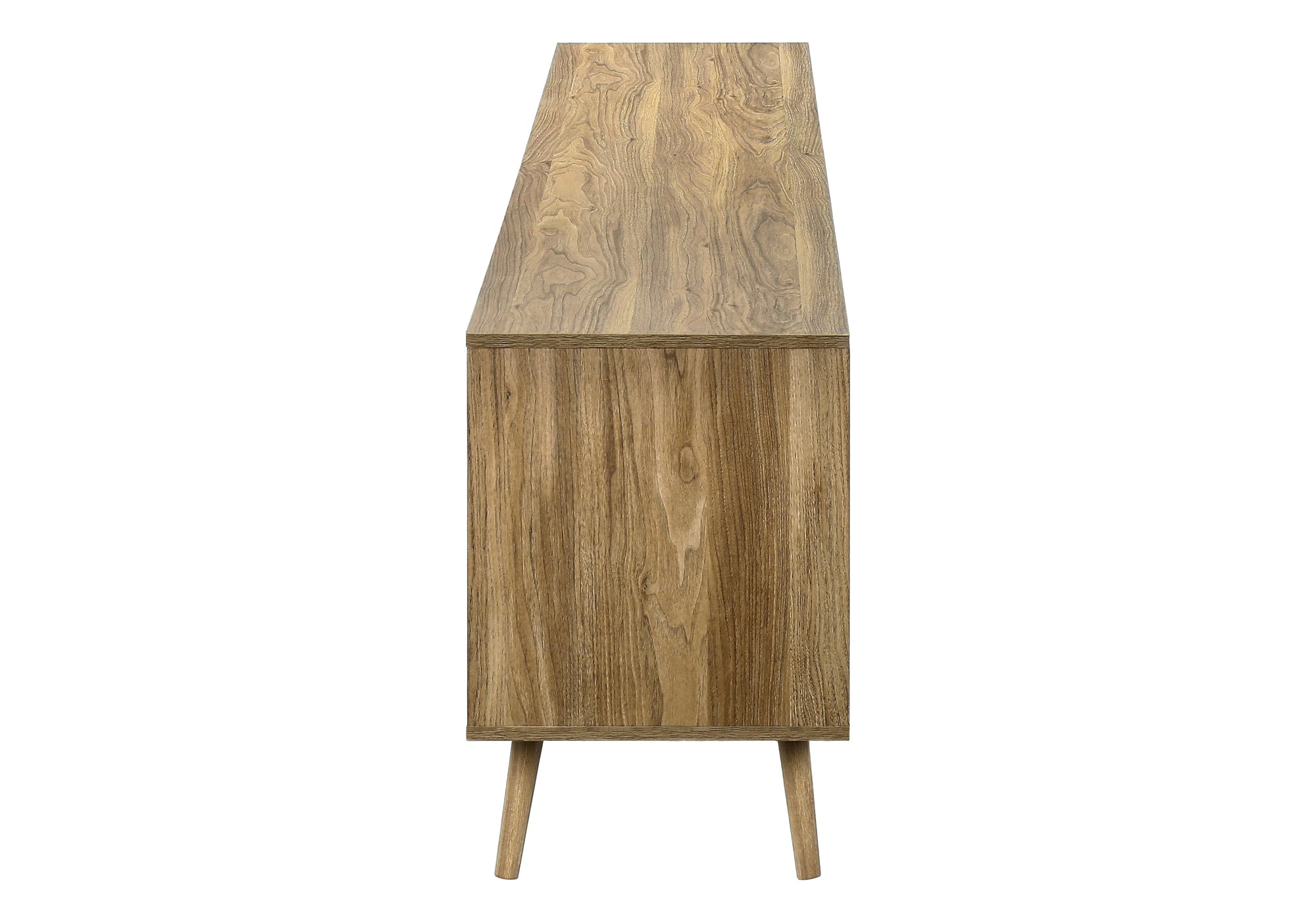 MEUBLE TV - 72"L / NOYER CLAIR / HERBE MARINE AVEC 3 PORTES