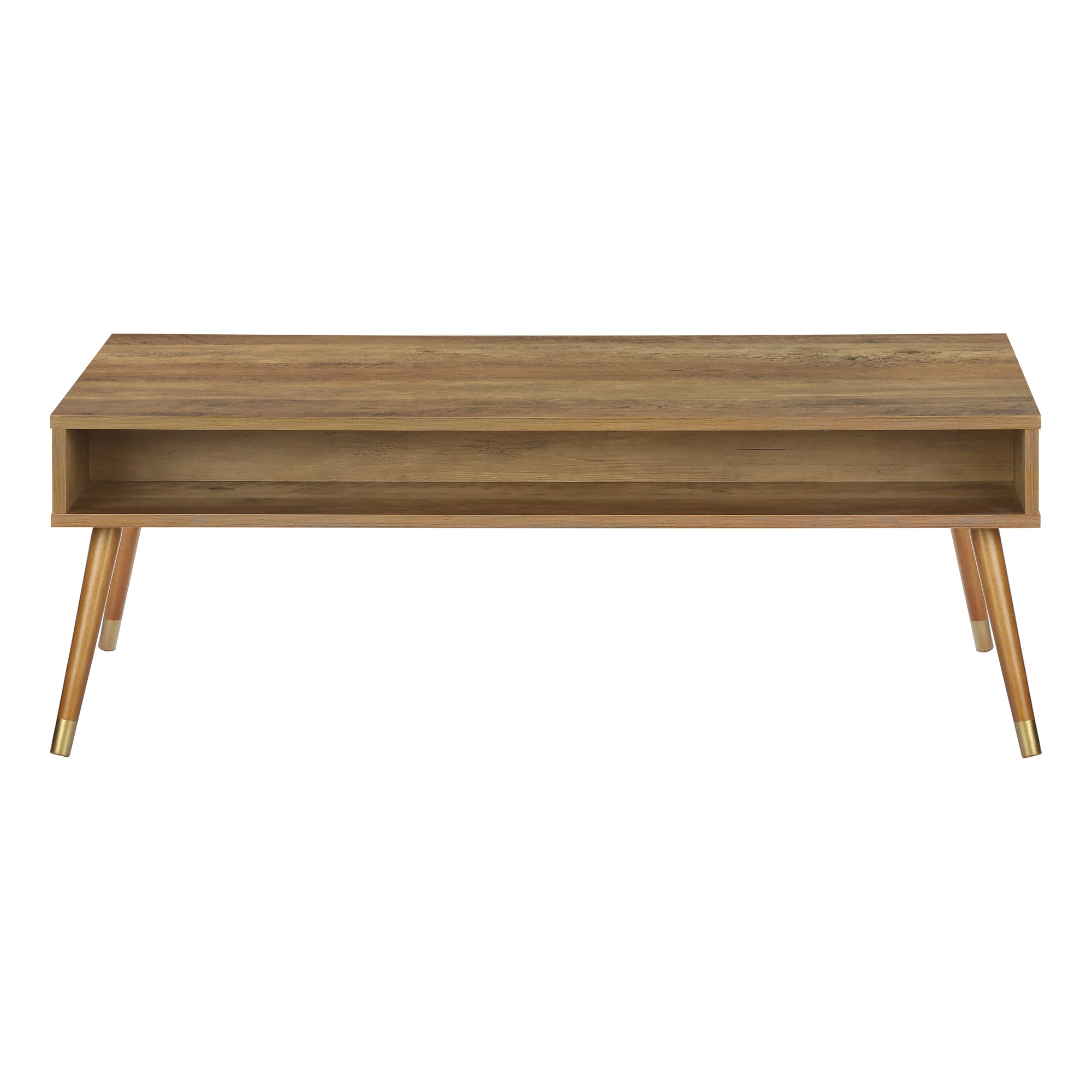 TABLE BASSE - NOYER MID-CENTURY AVEC UN TIROIR