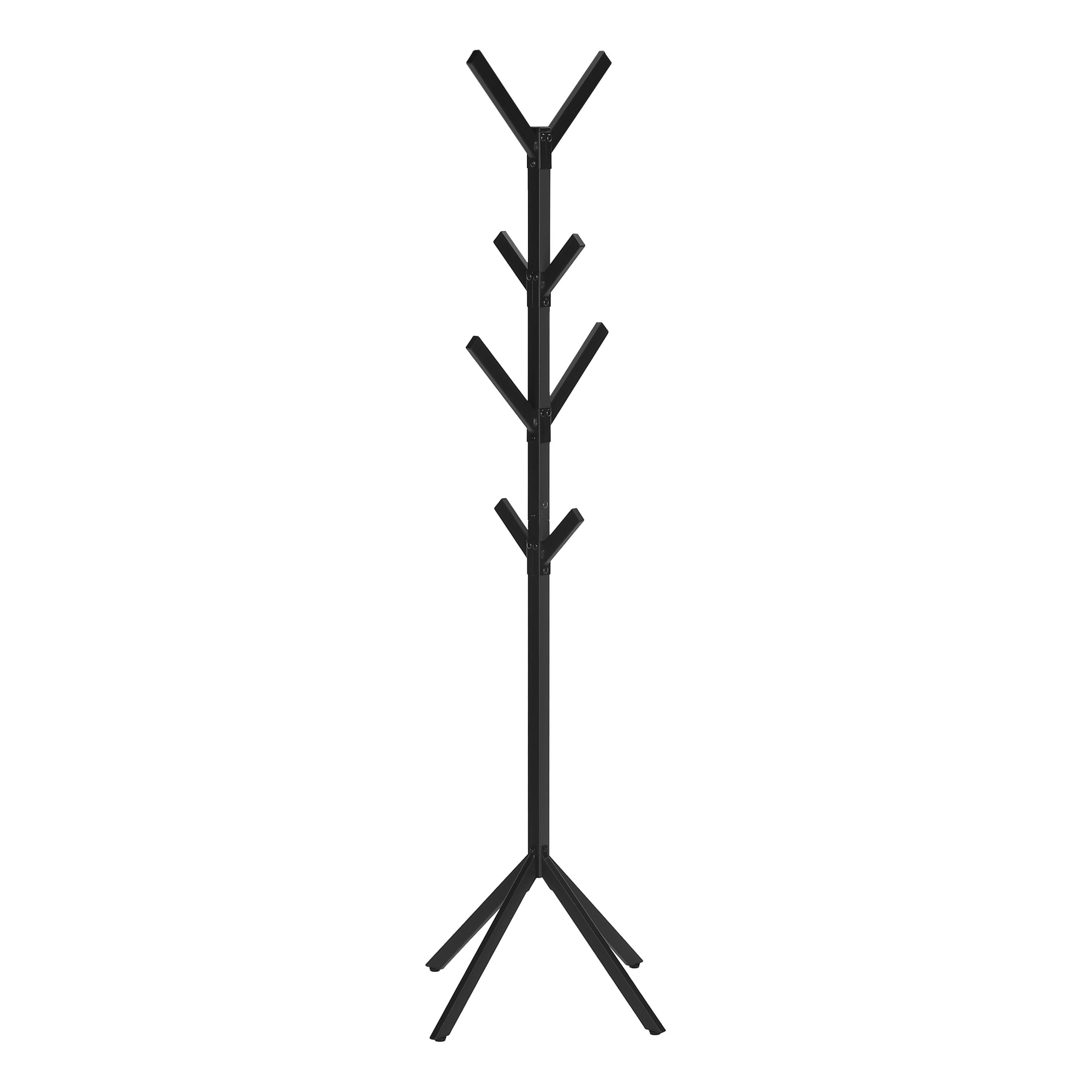 COAT RACK - 70"H / BLACK METAL