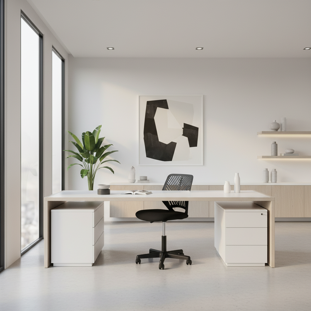 CHAISE DE BUREAU - NOIRE JUVENILE / PIÈTEMENT NOIR SUR ROULETTES