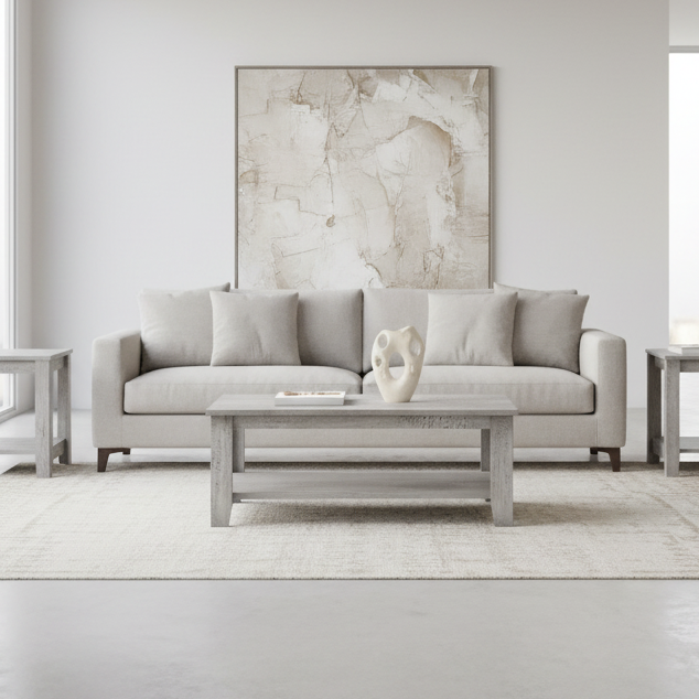 TABLE SET - 3PCS SET / INDUSTRIAL GREY