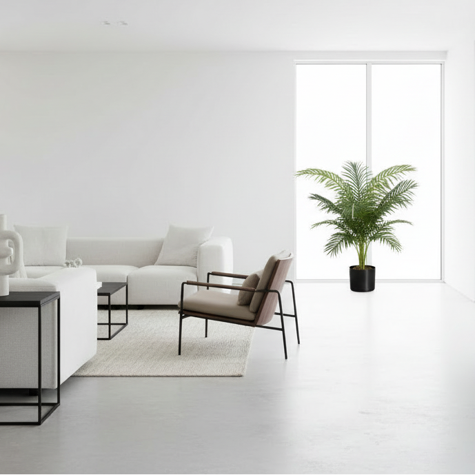 ARTIFICIAL PLANT - 34"H / INDOOR PALM TREE IN A 5" POT