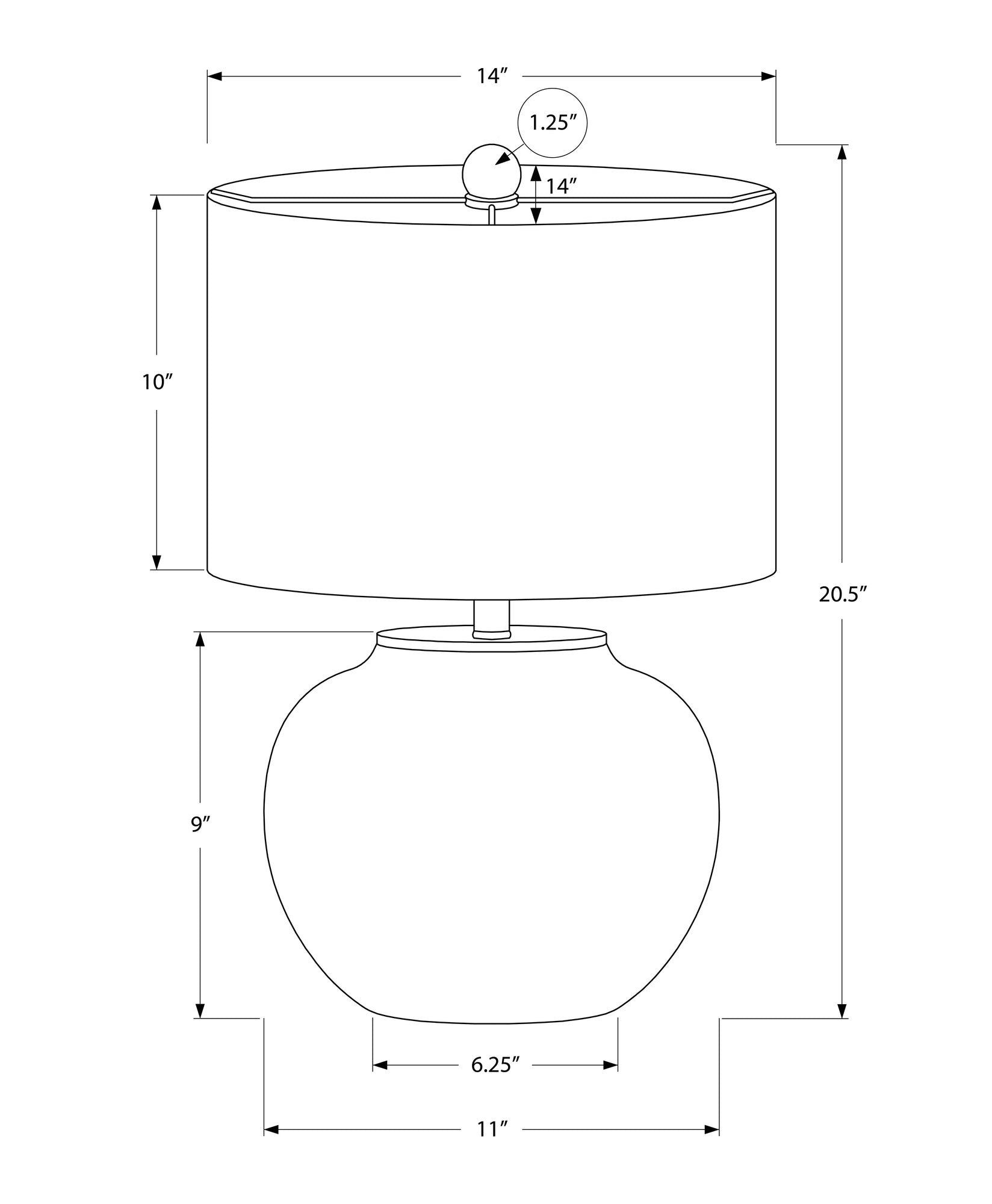 ÉCLAIRAGE - LAMPE DE TABLE 21"H EN CÉRAMIQUE CRÈME IVOIRE / ABAT-JOUR CRÈME MODERNE