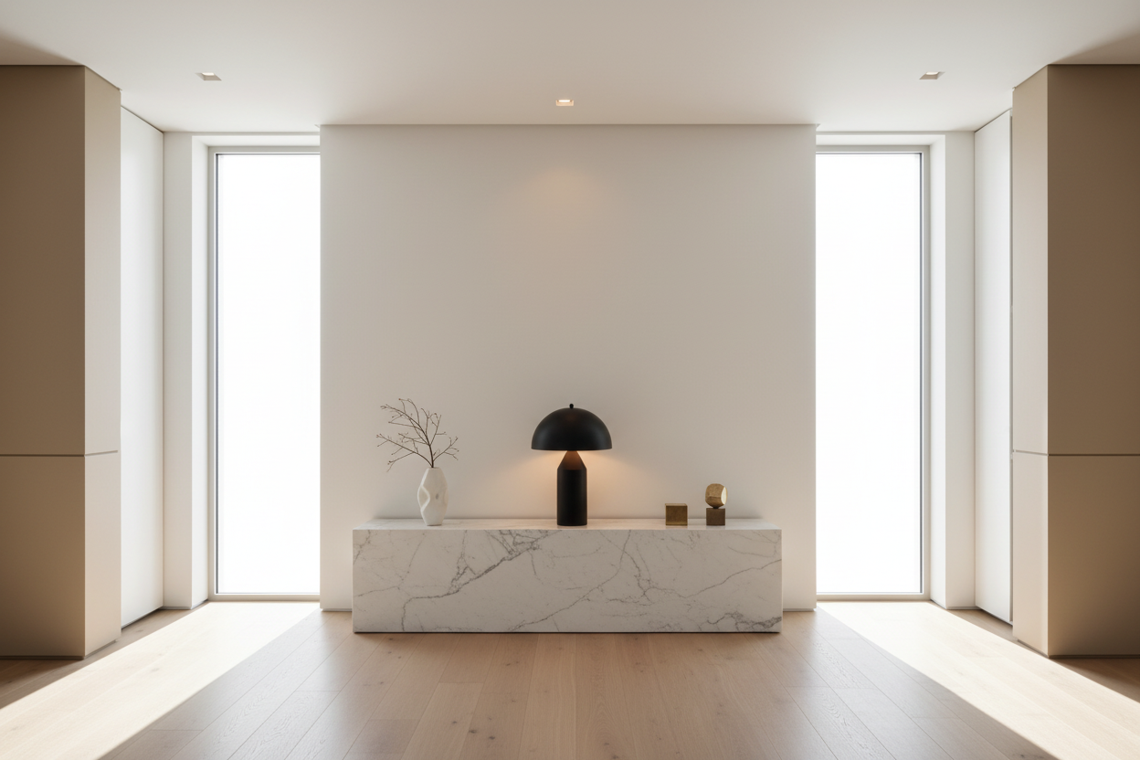 ÉCLAIRAGE - LAMPE DE TABLE 23"H MÉTAL NOIR