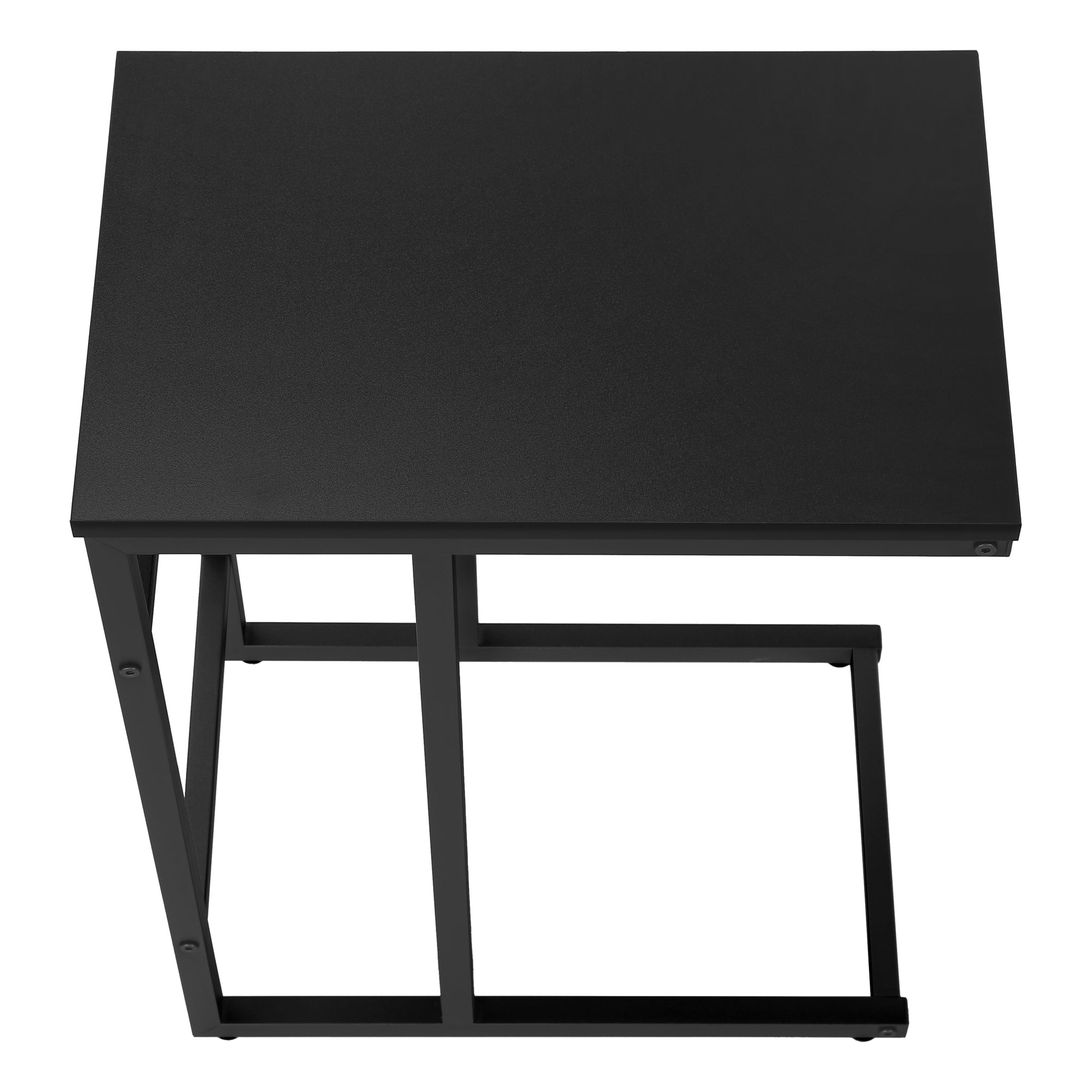 TABLE D'APPOINT - 24"H / NOIR / MÉTAL NOIR